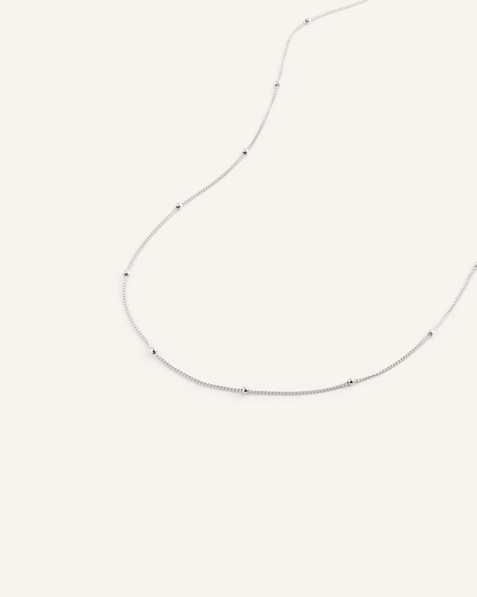 Beaded Chain Steel Necklace - Image 5