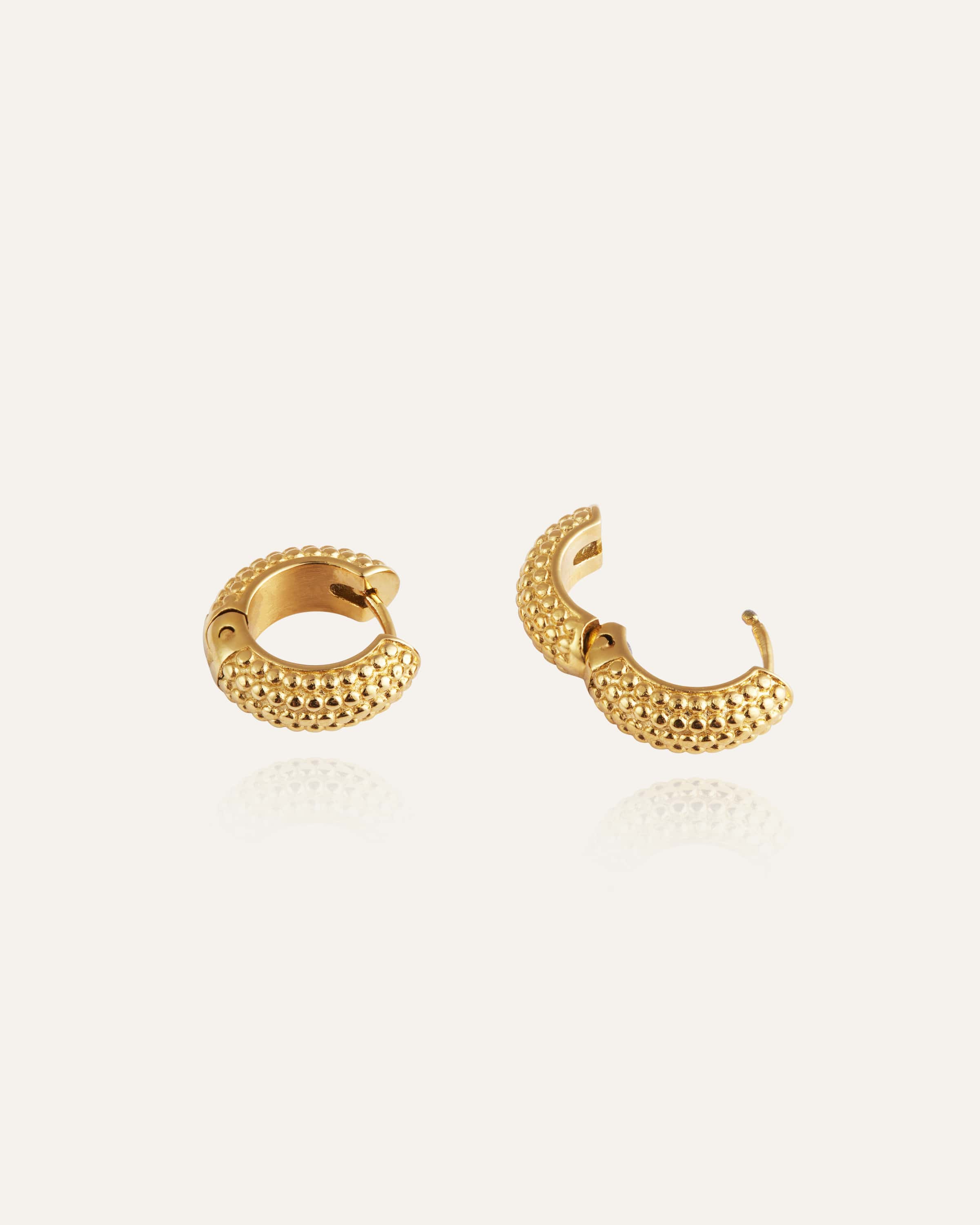 Beaded hoops Medium - Image 4