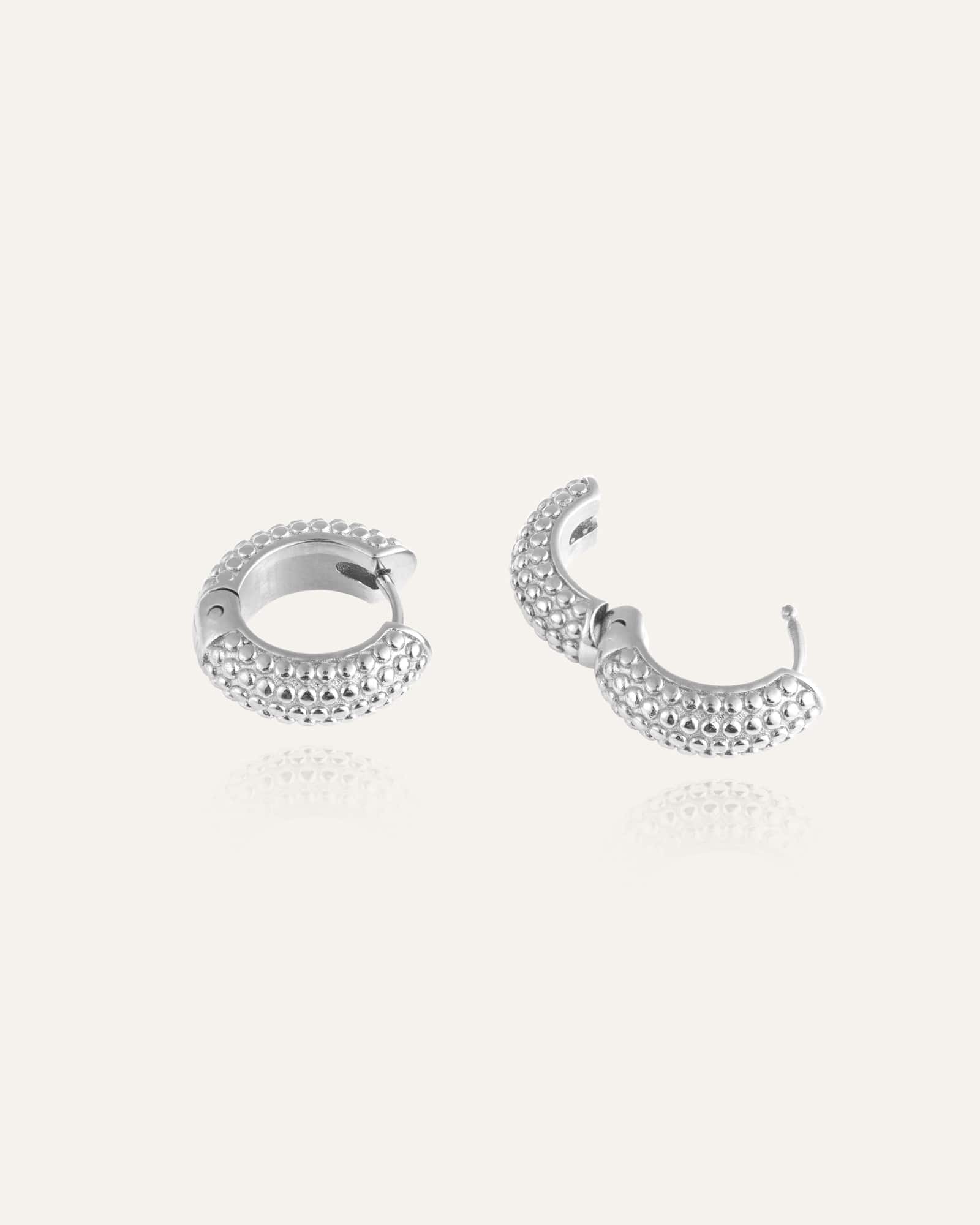 Beaded Hoops Medium - Image 5