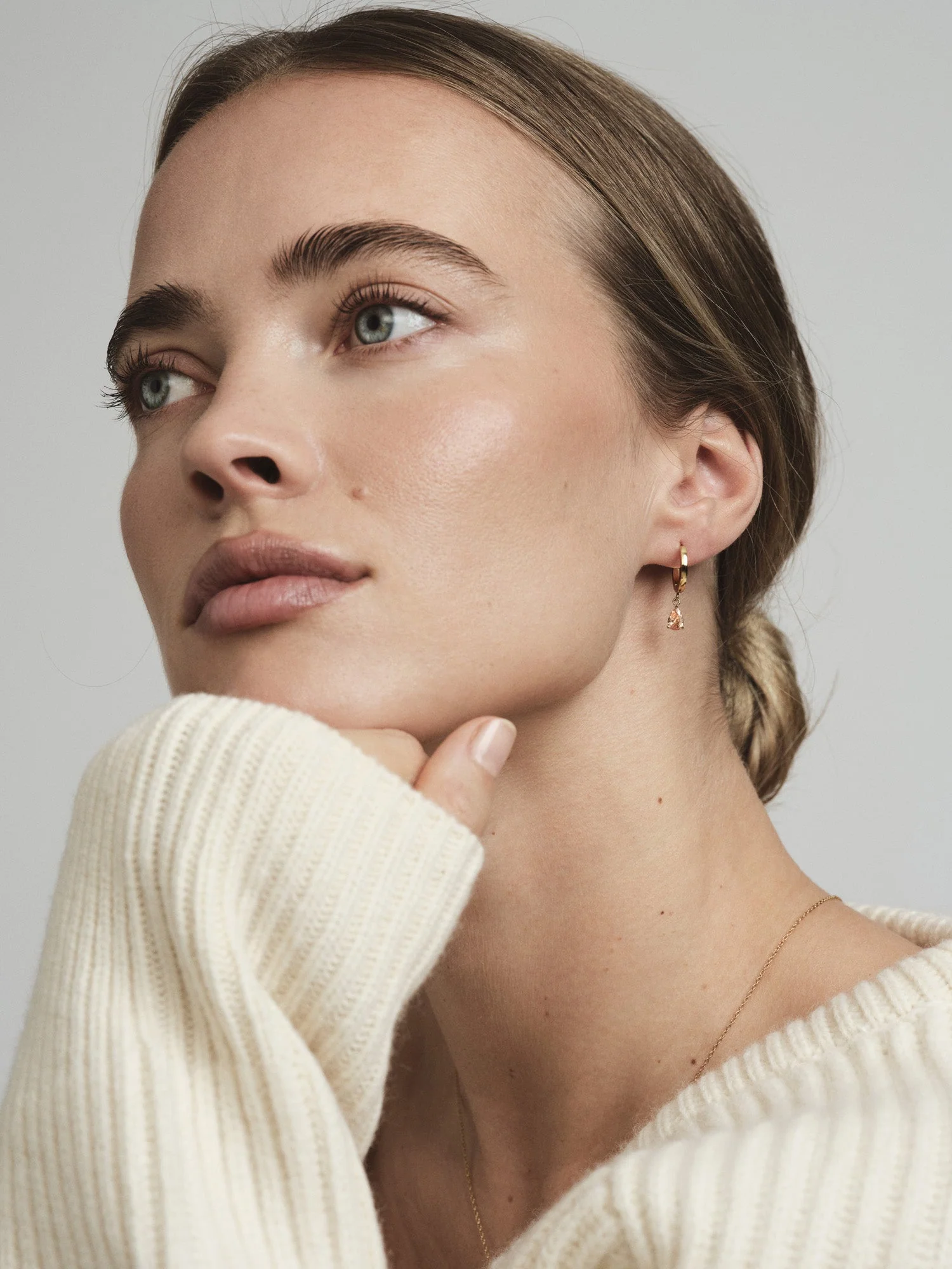 Belle Champagne Hoops - Image 2