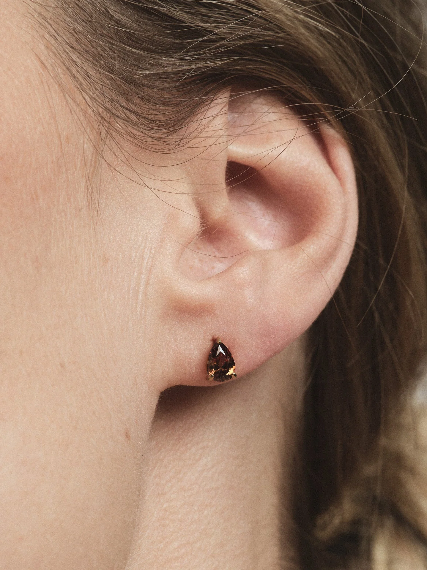 Belle Coffee Medium Studs - Image 3