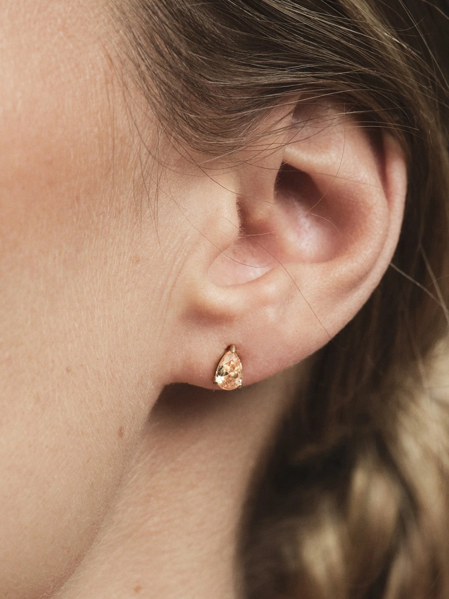 Belle Champagne Small Studs - Image 3
