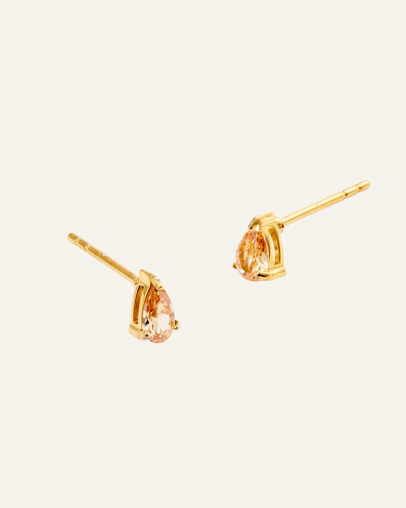 Belle Champagne Small Studs - Image 4