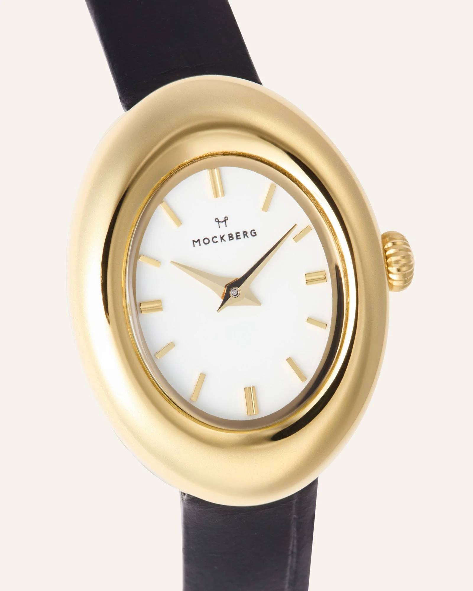 Belle Oval Leather Watch - Image 4
