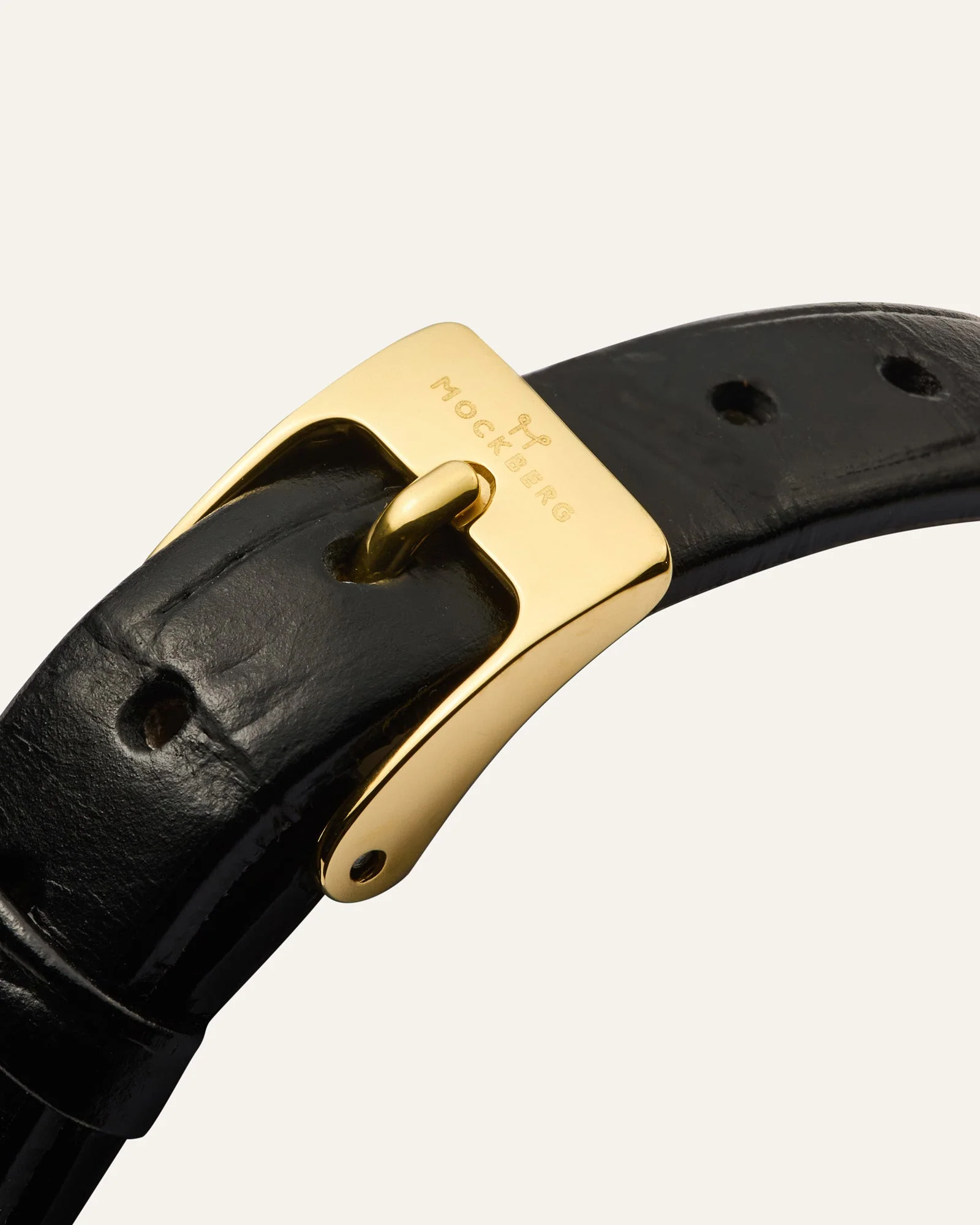 Belle Oval Leather Watch - Image 8