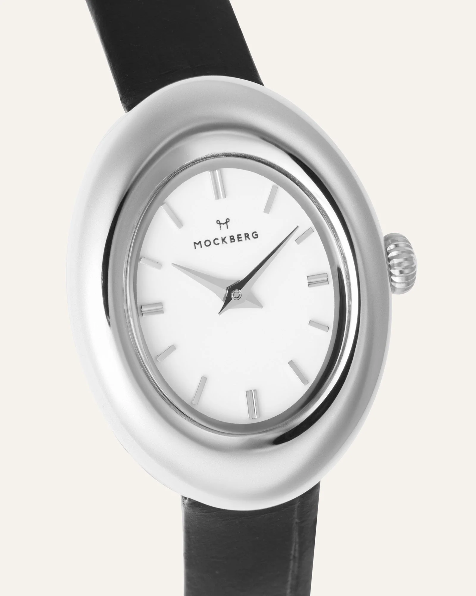 Belle Oval Leather Watch - Image 4