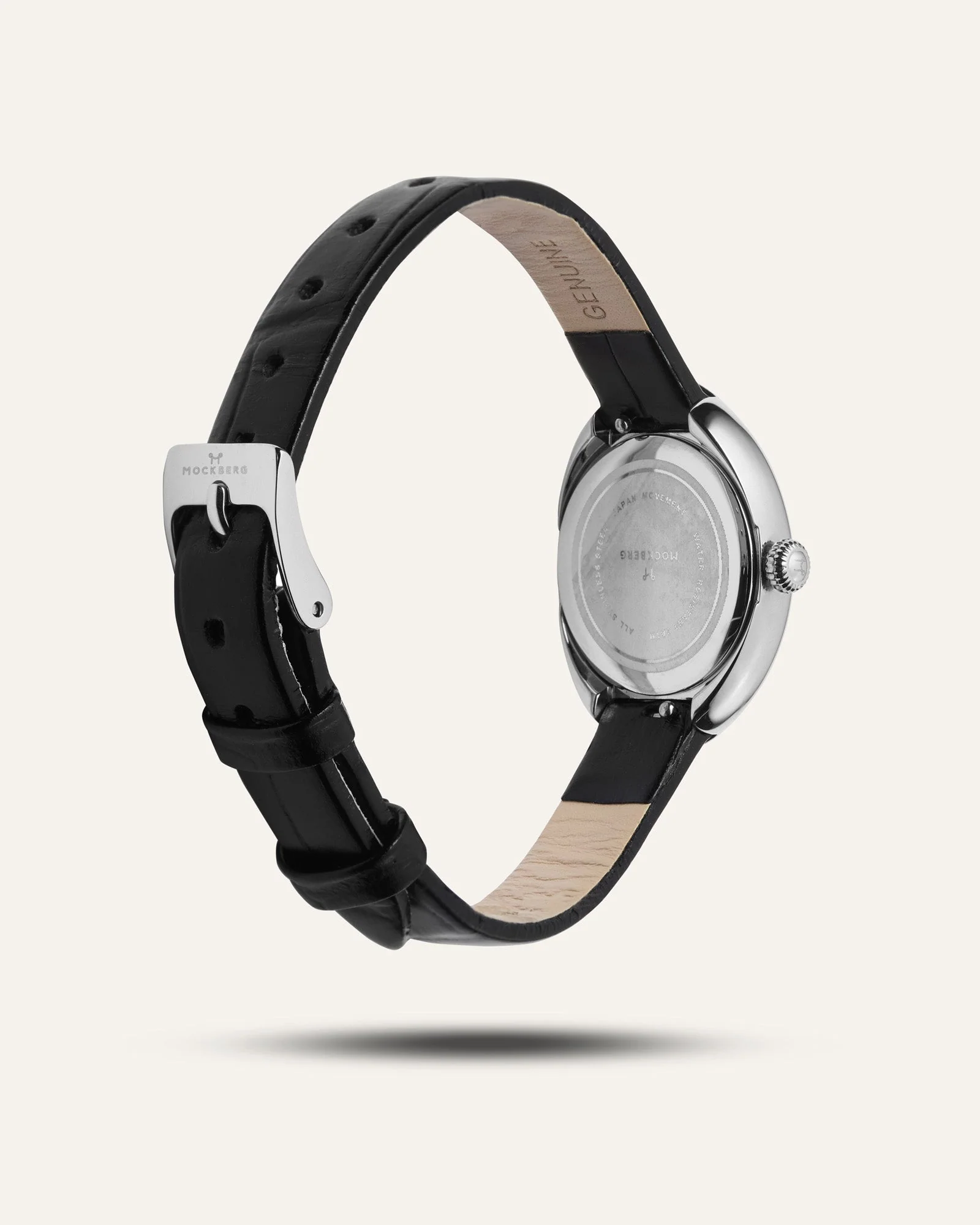 Belle Oval Leather Watch - Image 5