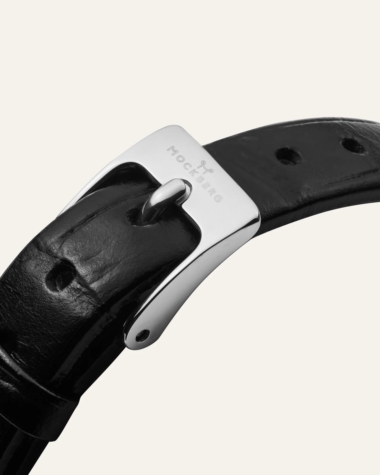 Belle Oval Leather Watch - Image 8