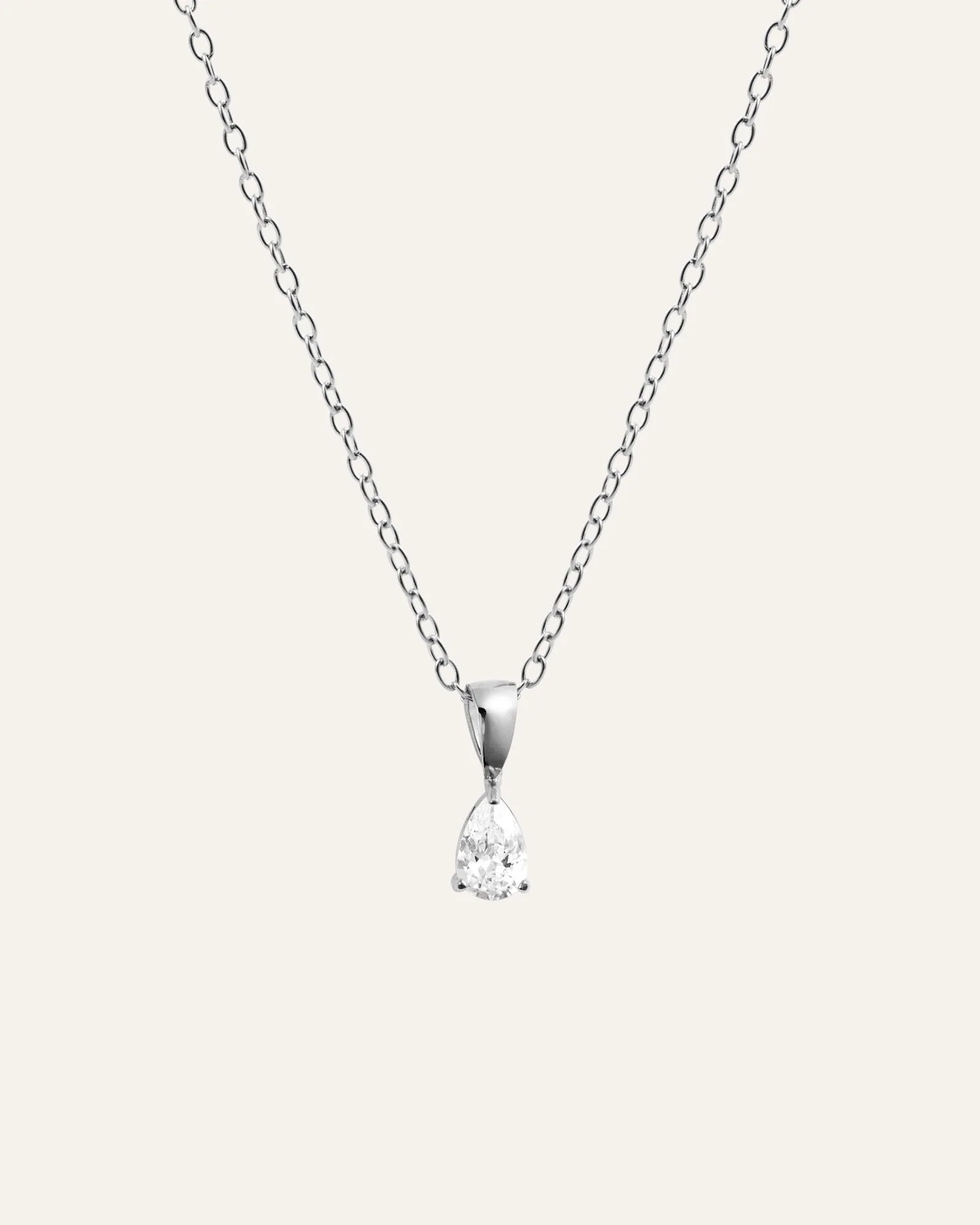Belle White Necklace