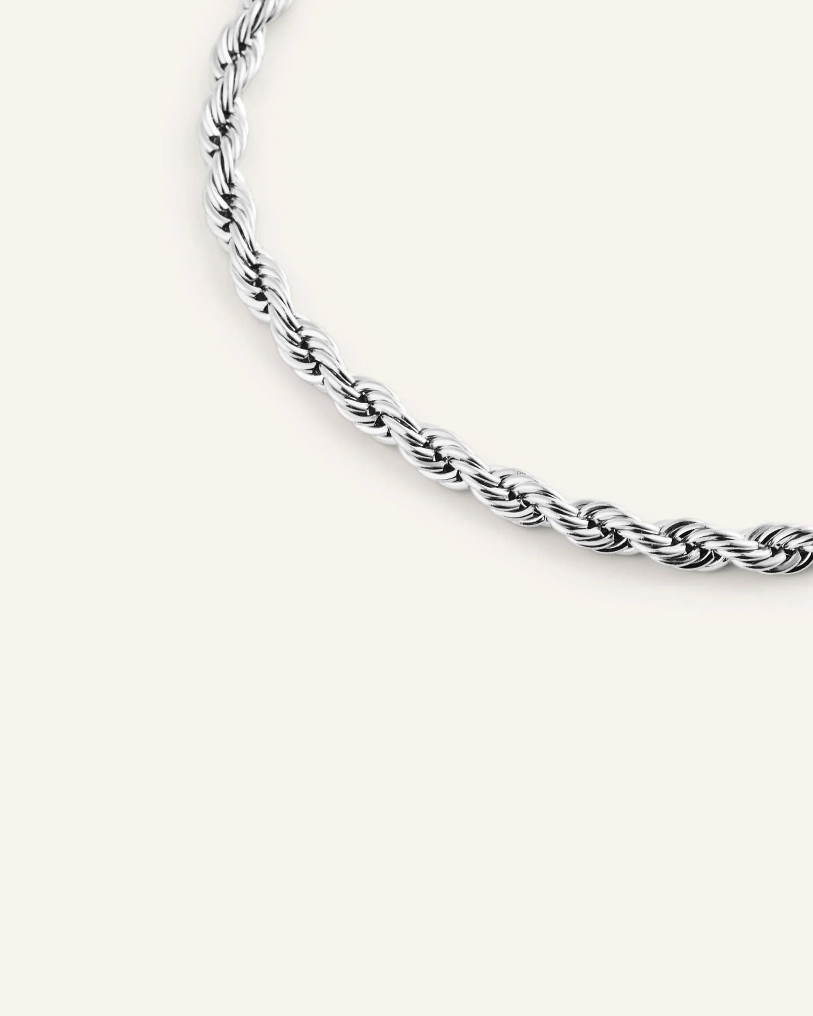 Bold Rope Chain Steel Bracelet - Image 5
