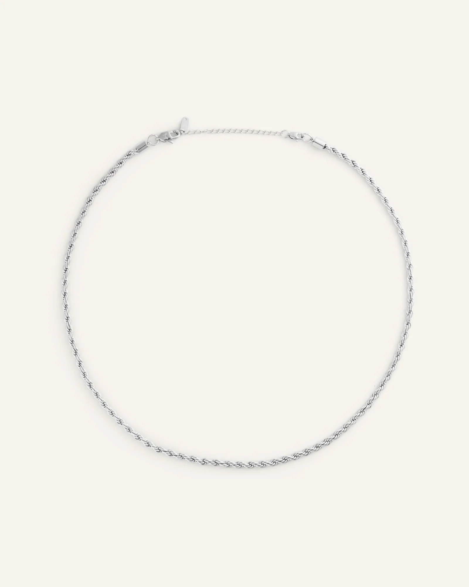 Bold Rope Chain Steel Necklace - Image 4