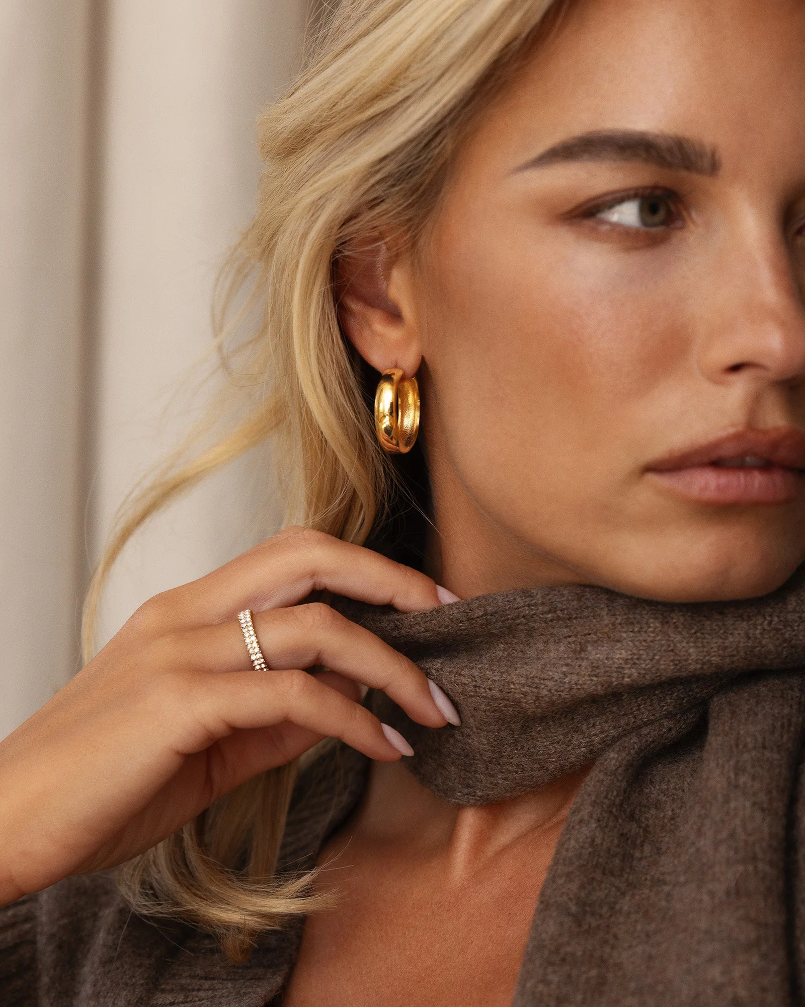 Brave Large Hoops - Image 3