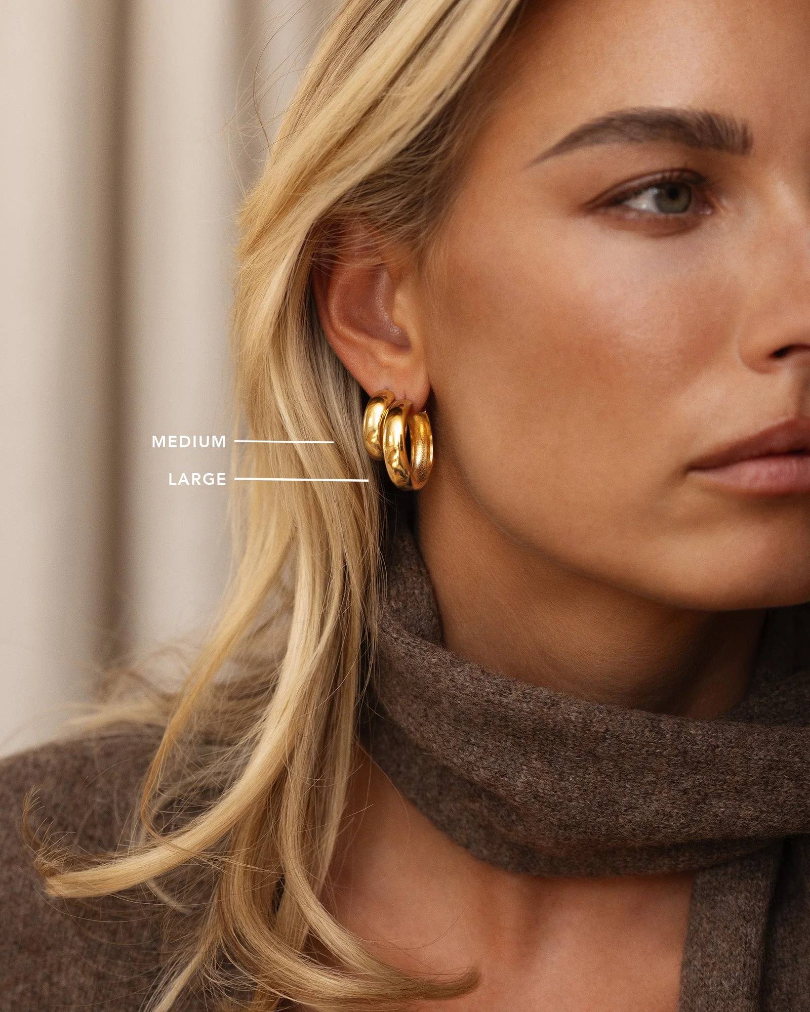 Brave Medium Hoops - Image 7