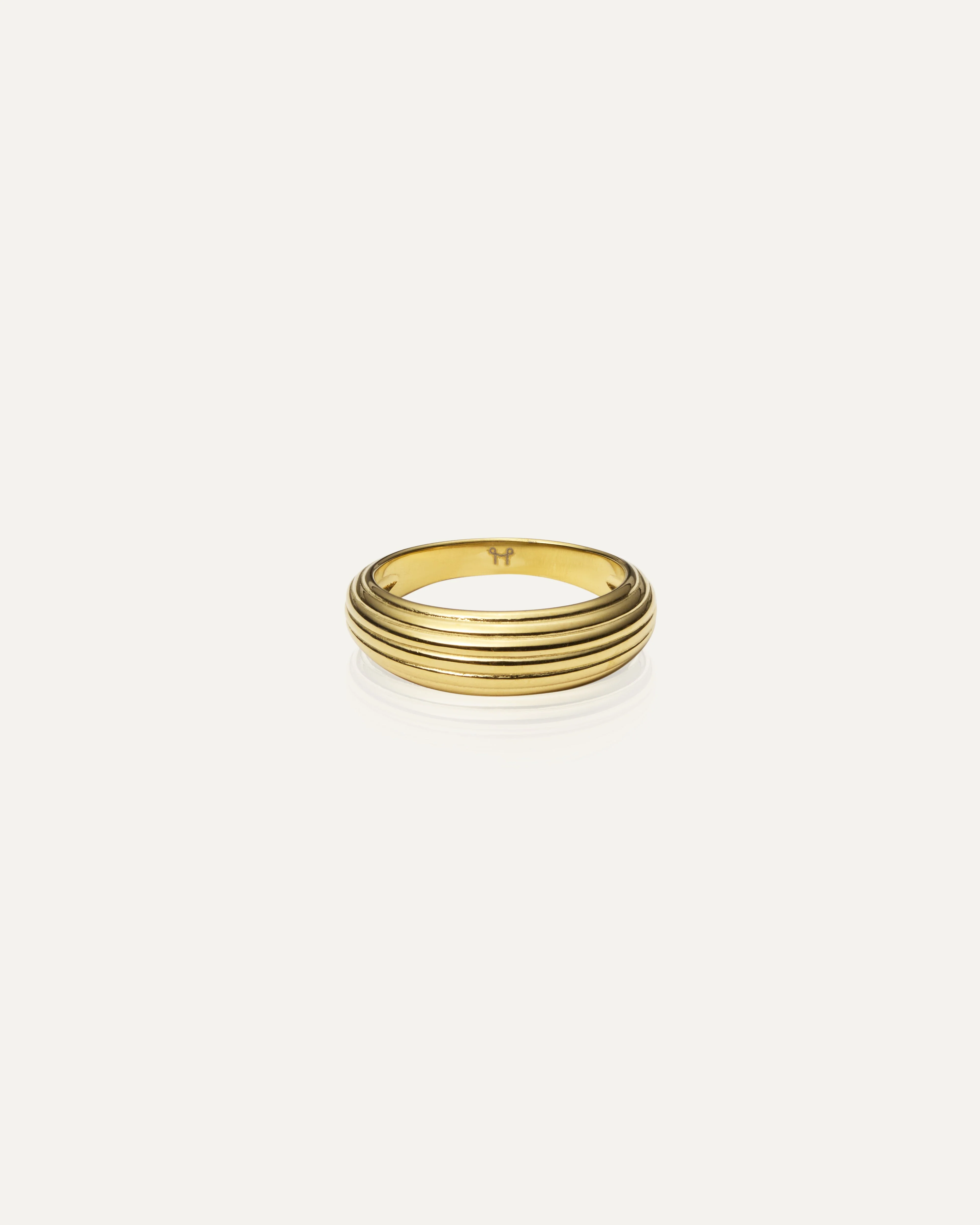 Edge Ribbed Ring - Image 4
