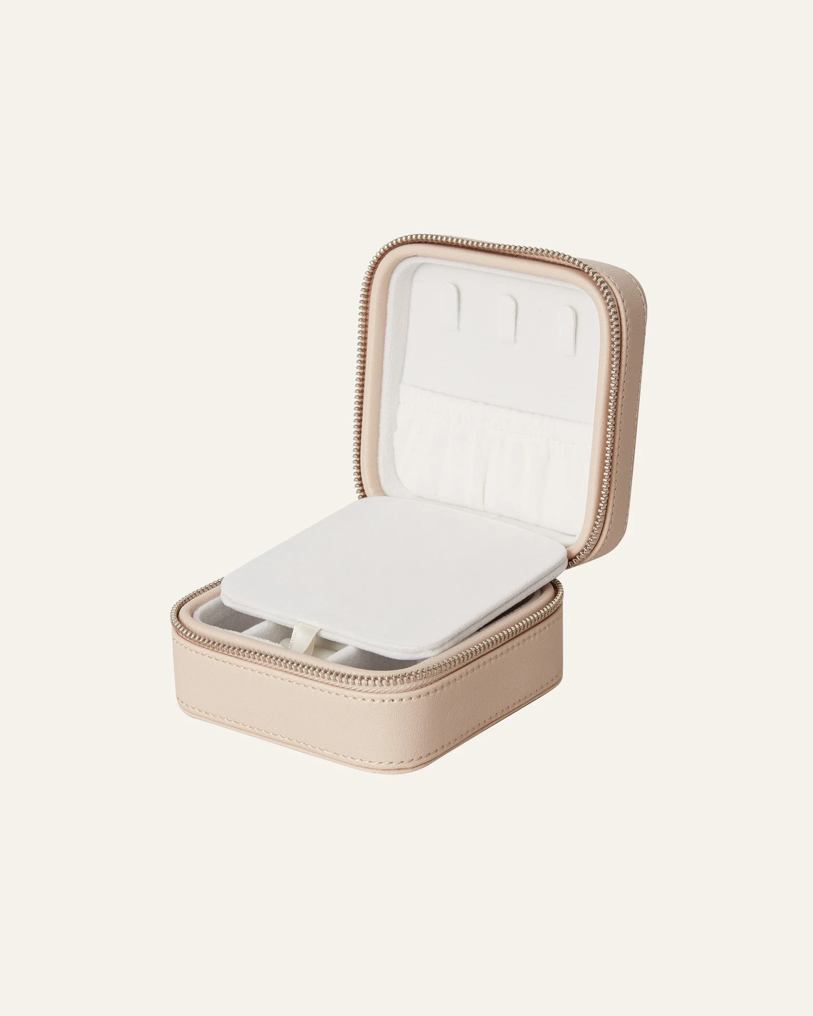 Jewelry Case Box Small Beige - Image 8
