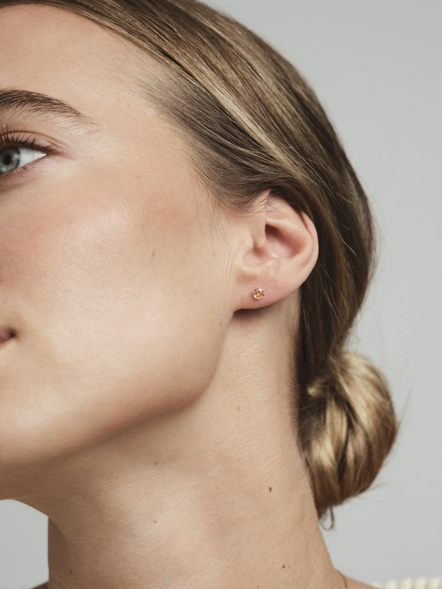 Jolie Champagne Medium Studs - Image 3
