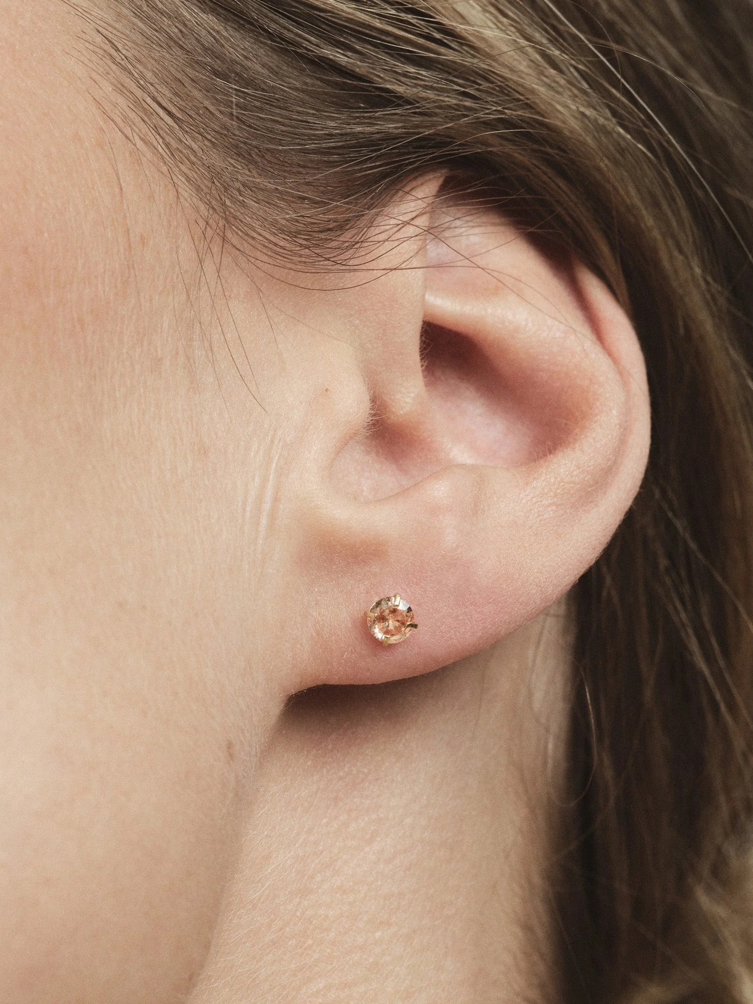 Jolie Champagne Medium Studs - Image 7