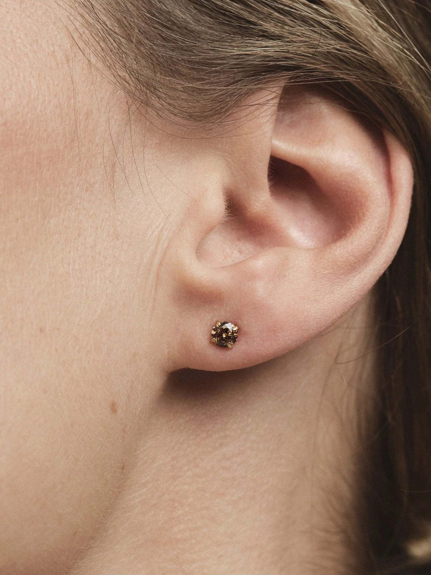 Jolie Coffee Medium Studs - Image 3