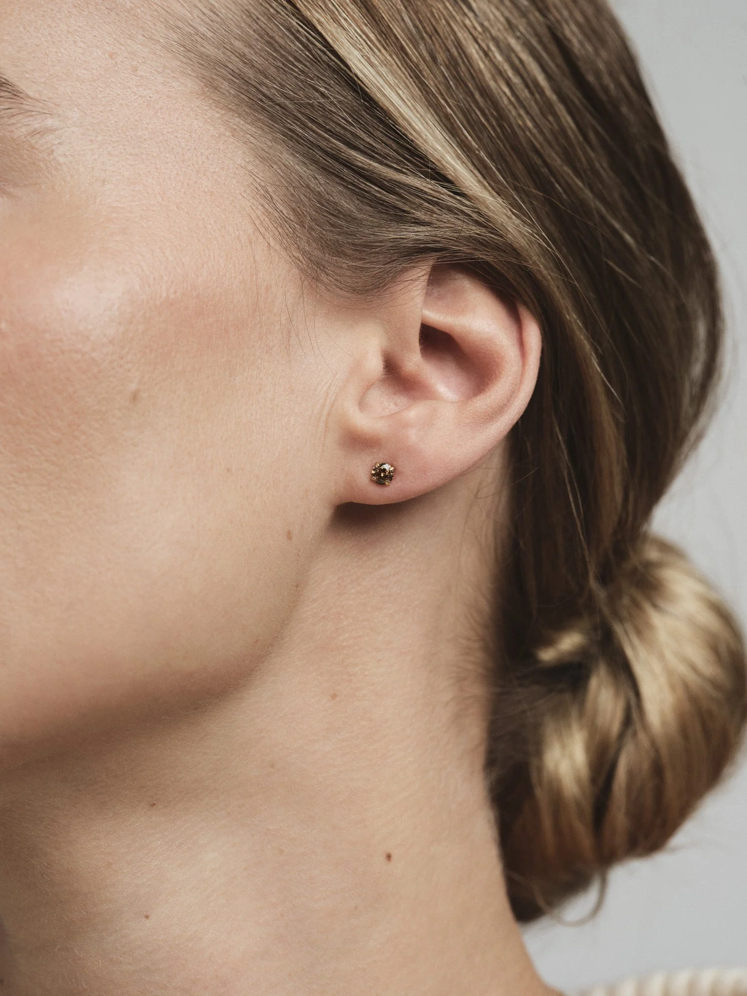 Jolie Coffee Medium Studs - Image 7