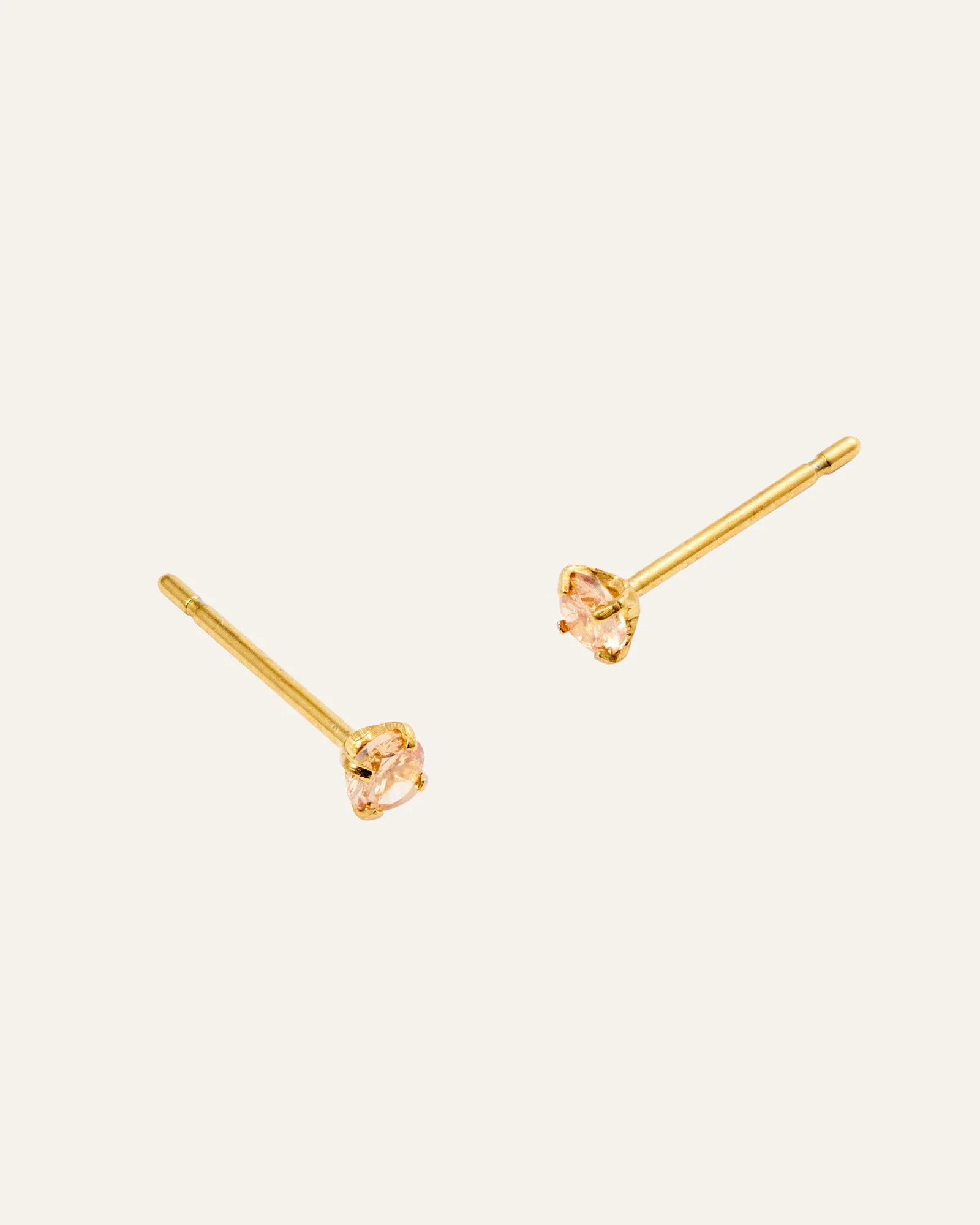 Jolie Champagne Small Studs - Image 4