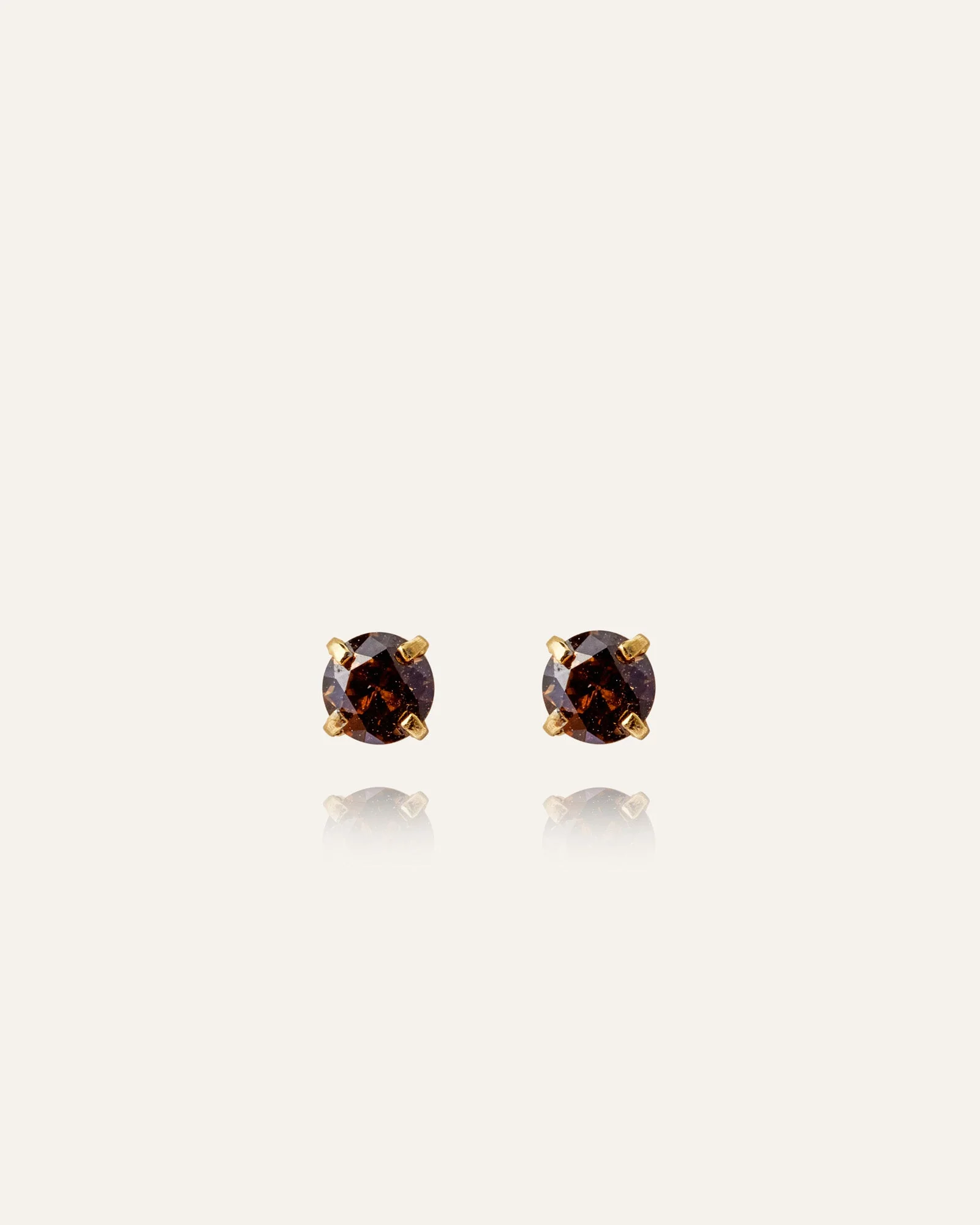 Jolie Coffee Small Studs - Image 5