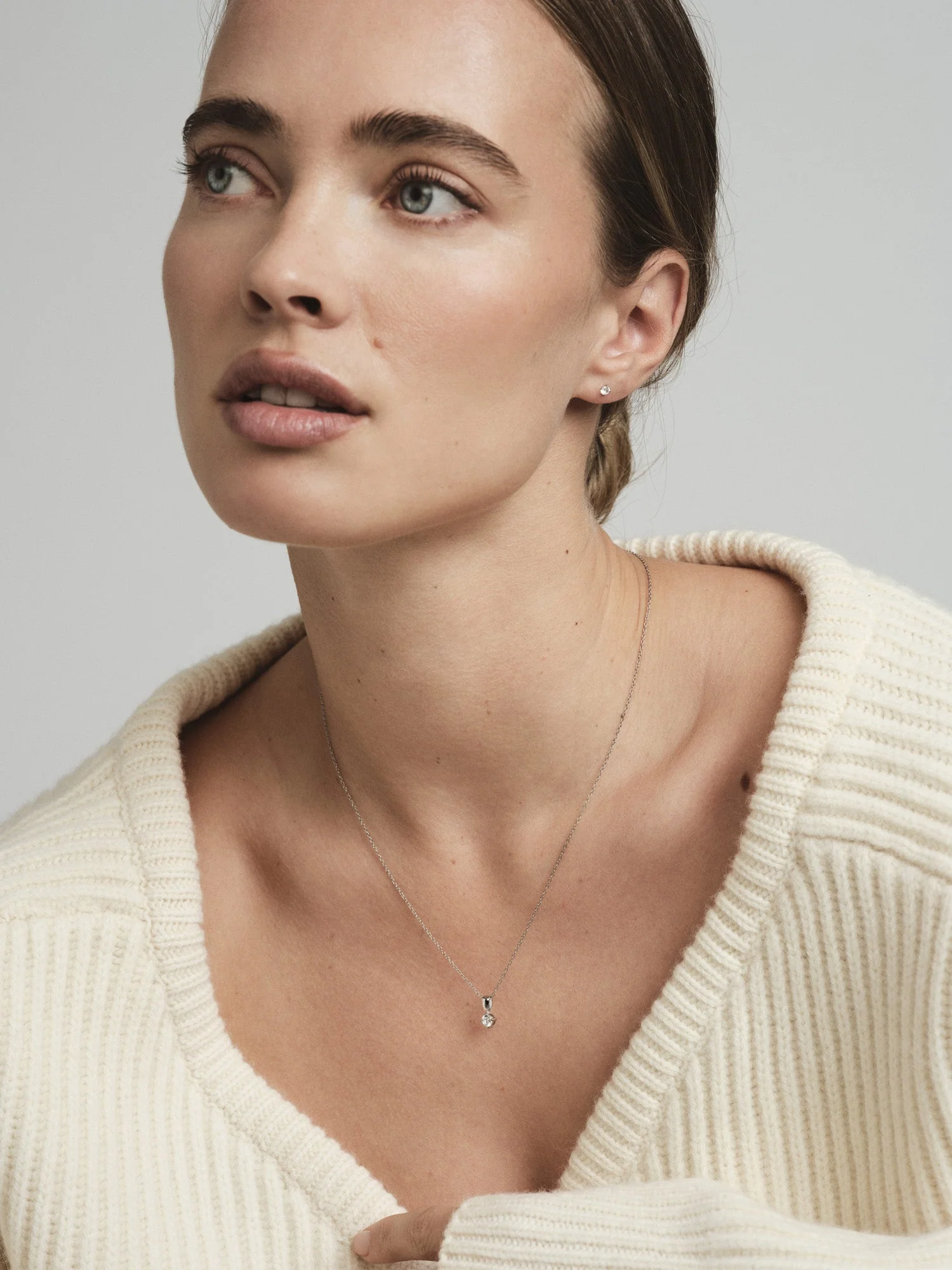 Jolie White Necklace - Image 2