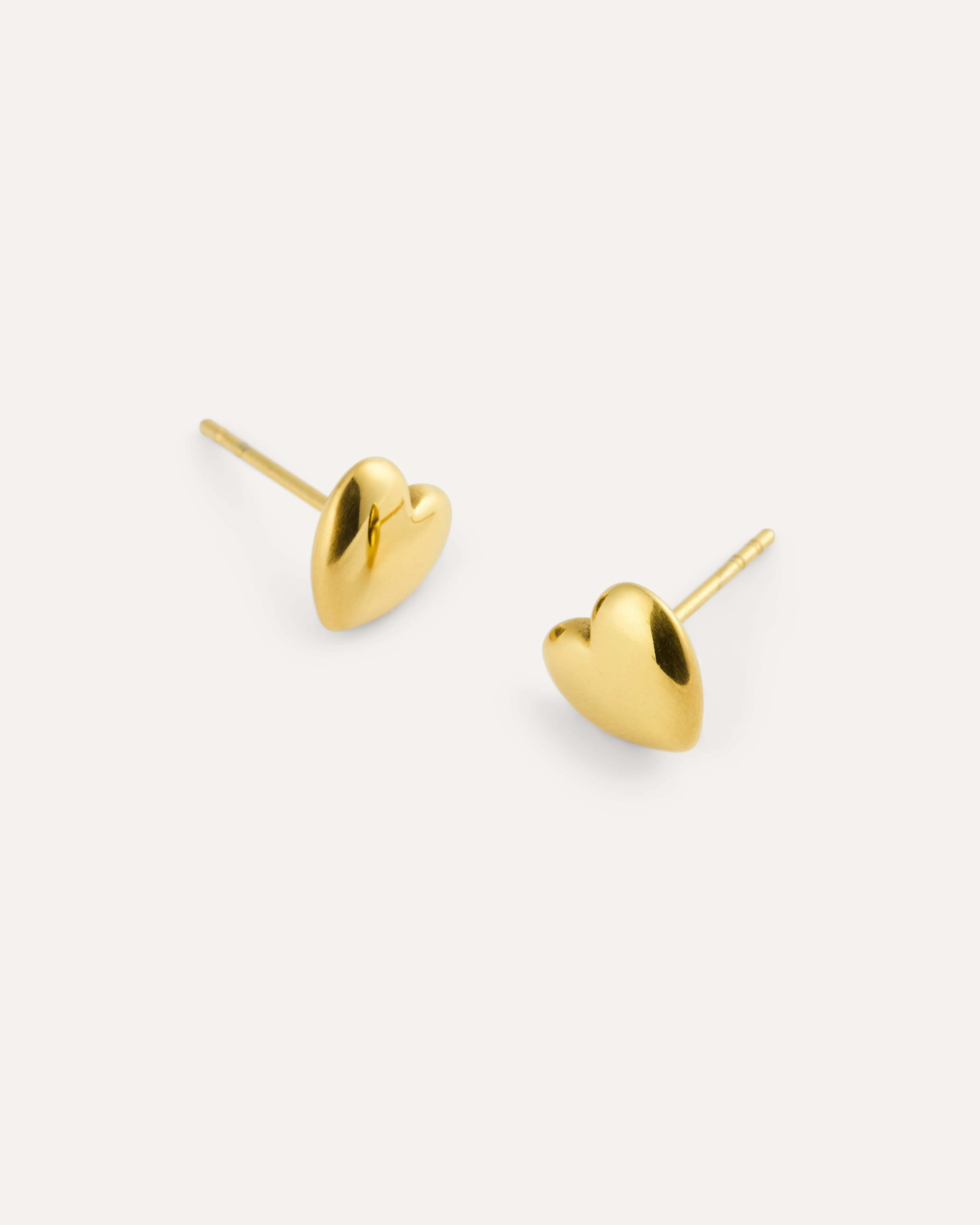 Love Gold Medium Studs - Image 4