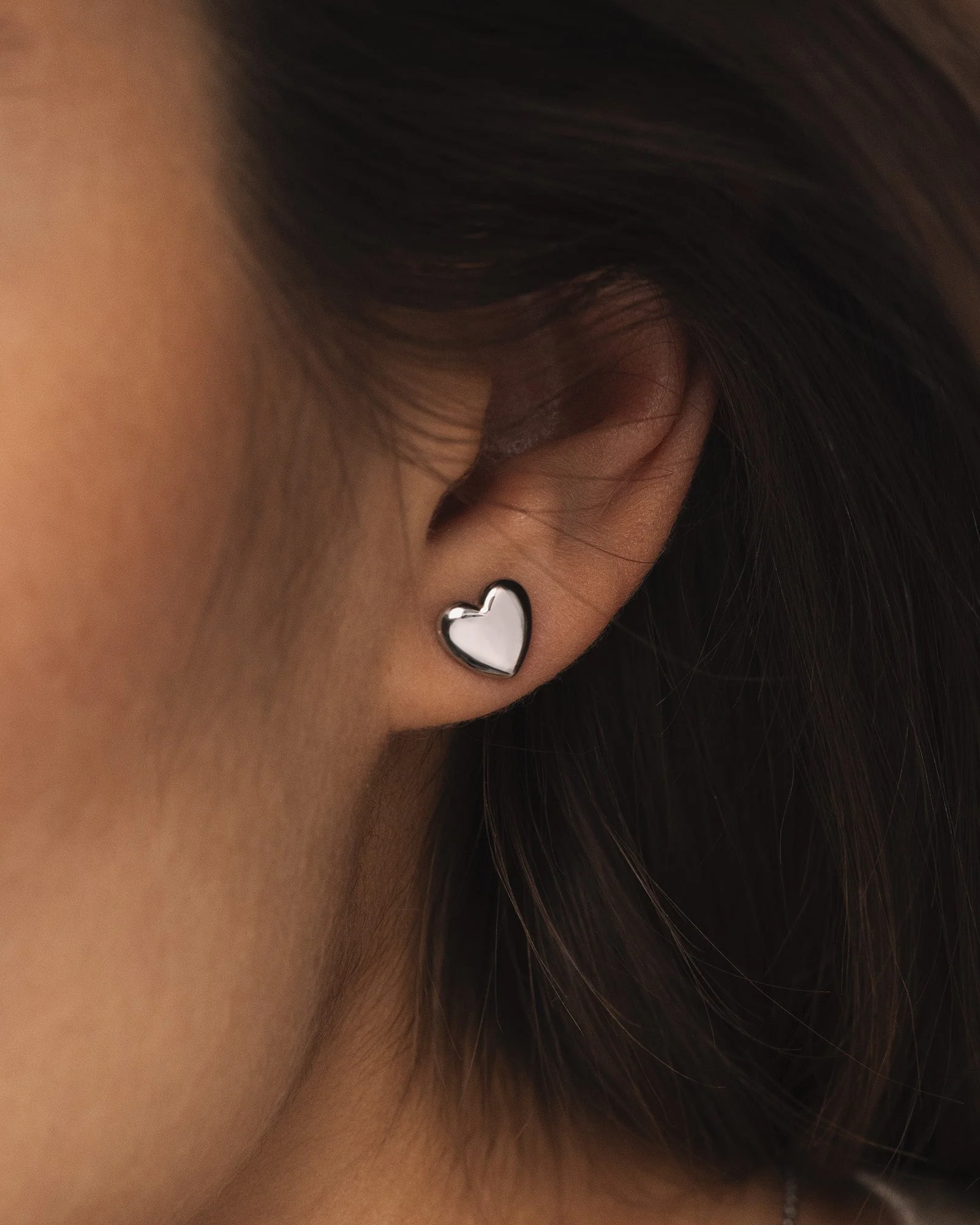 Love Steel Medium Studs - Image 3
