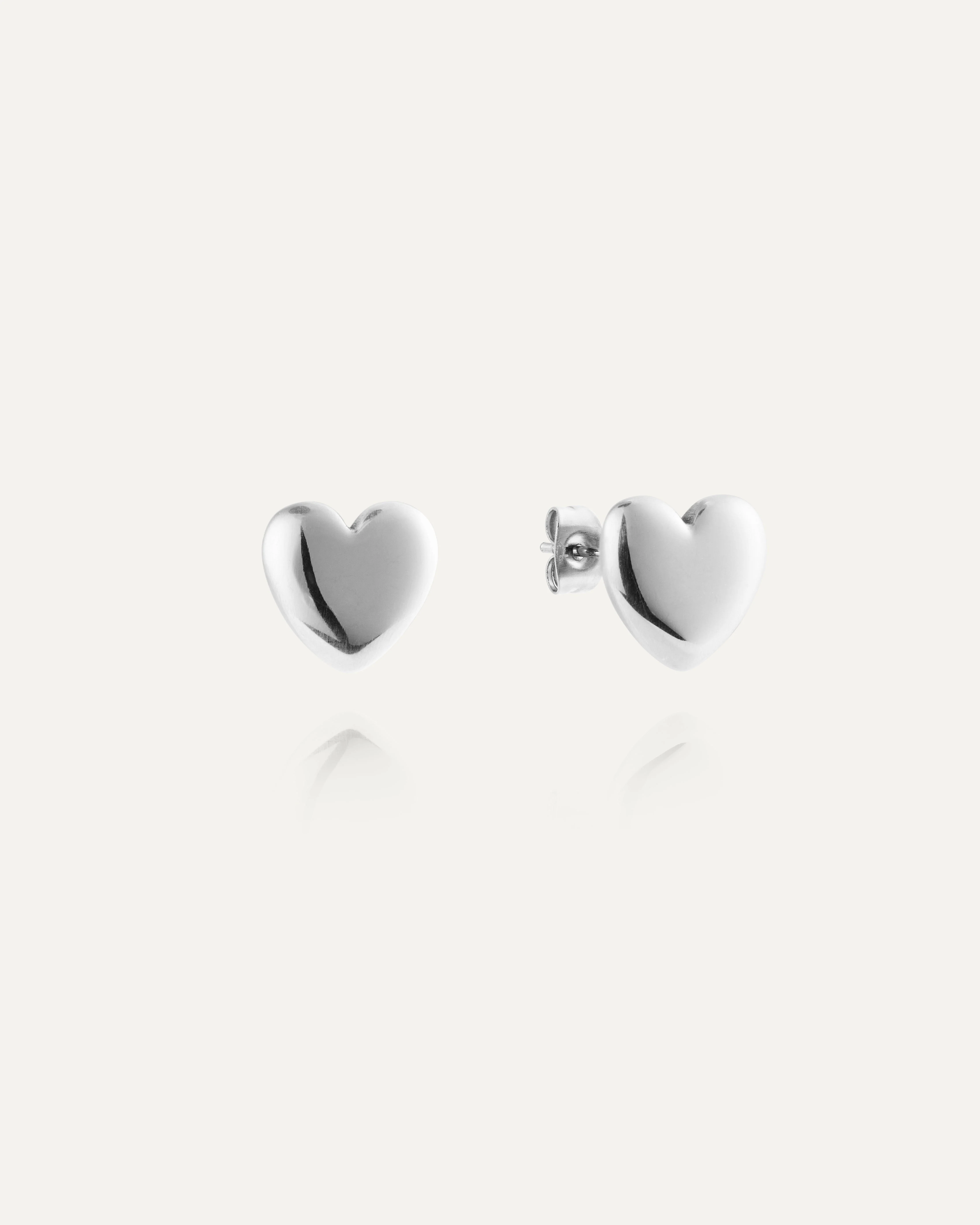 Love Steel Medium Studs - Image 4