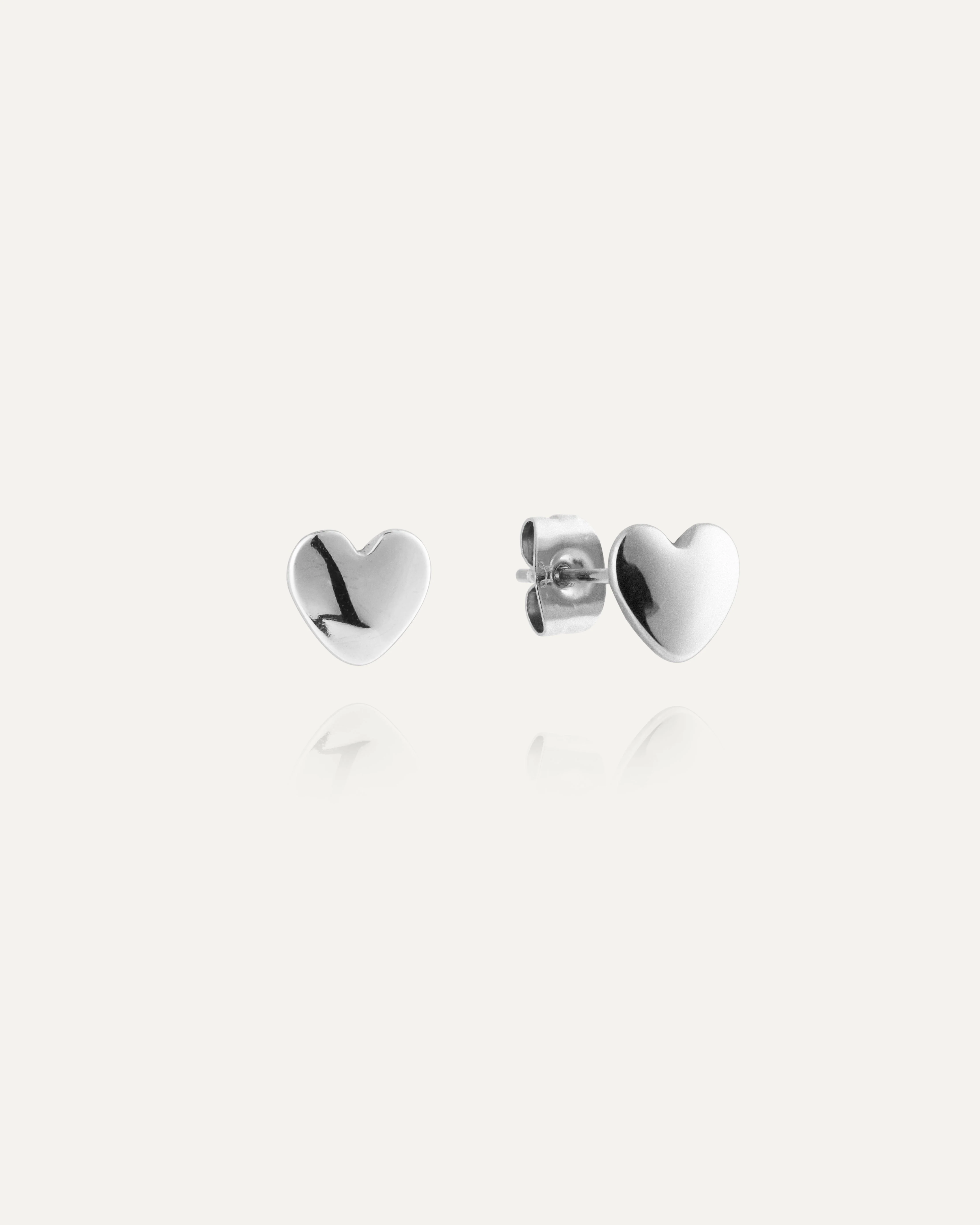 Love Steel Small Studs
