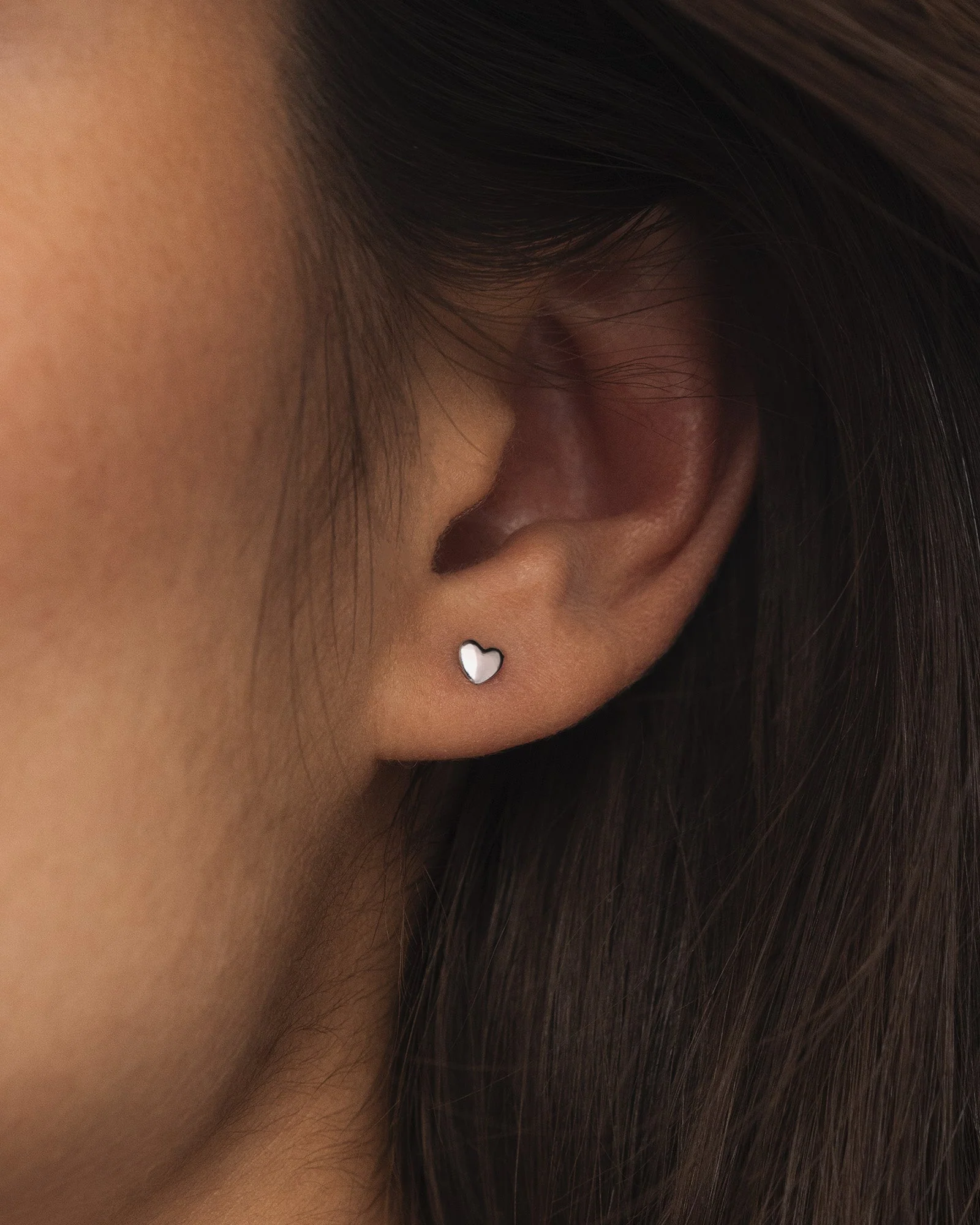 Love Steel Small Studs - Image 3