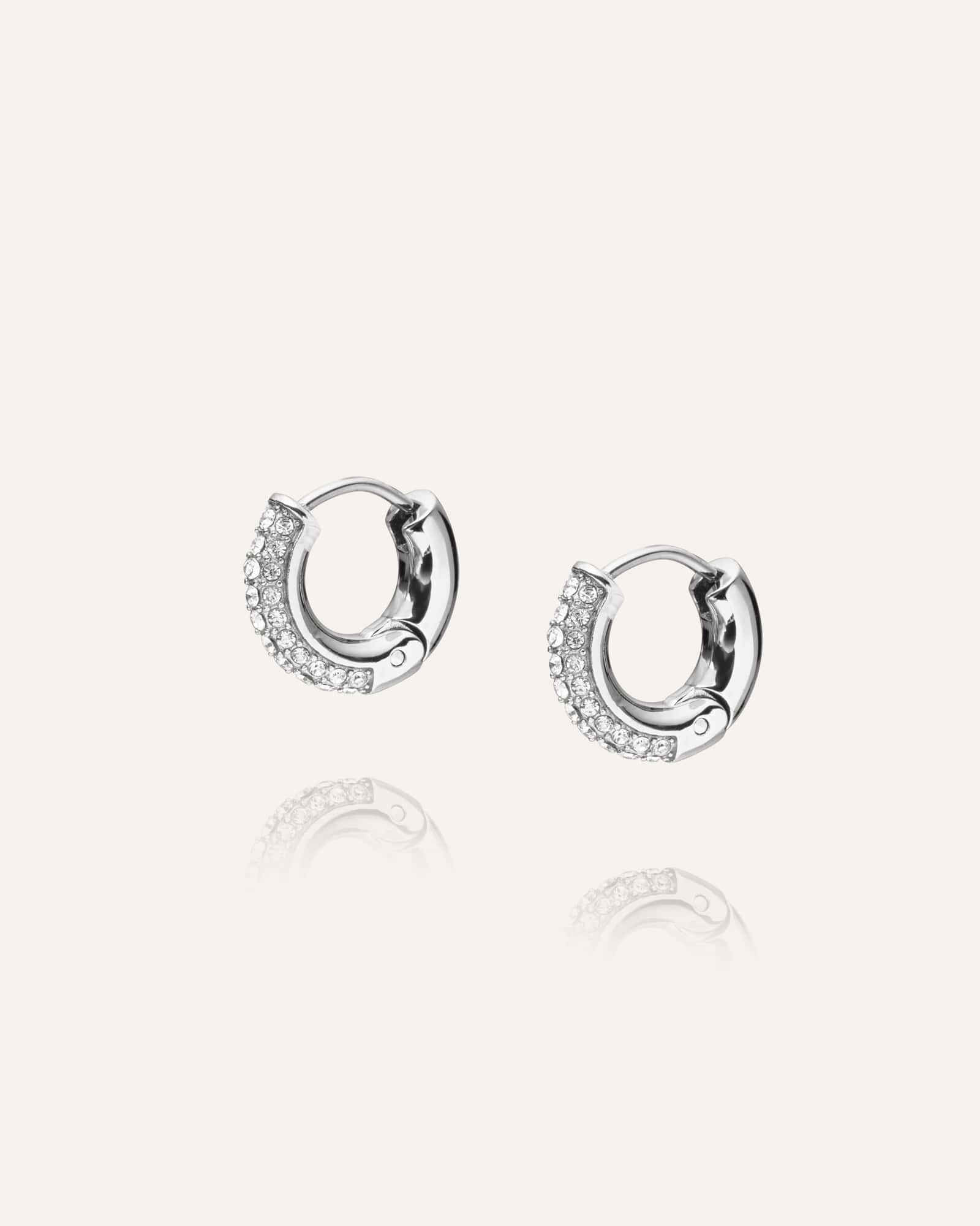 Pavé everyday small hoops - Image 5