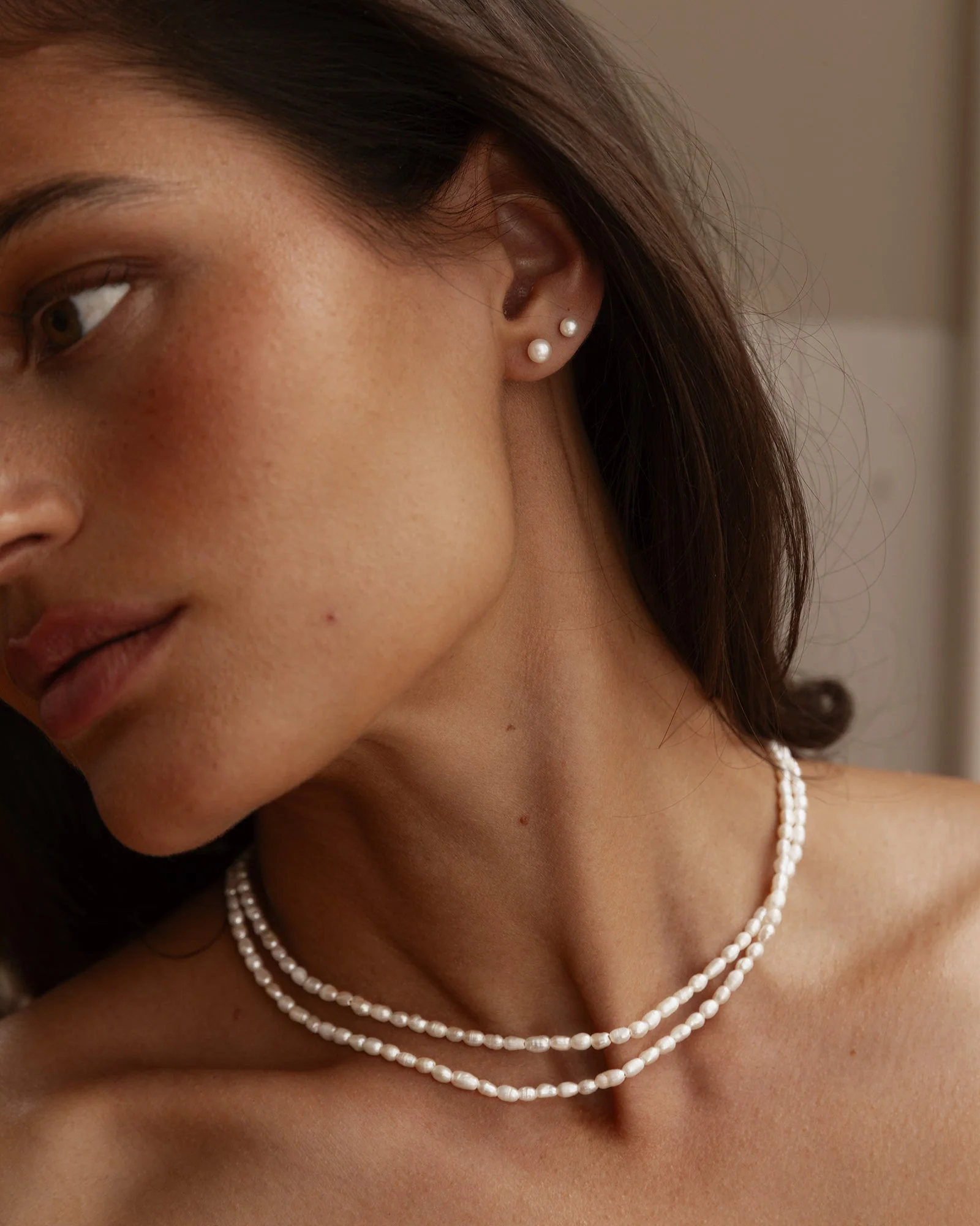 Pearl Studs Medium - Image 6