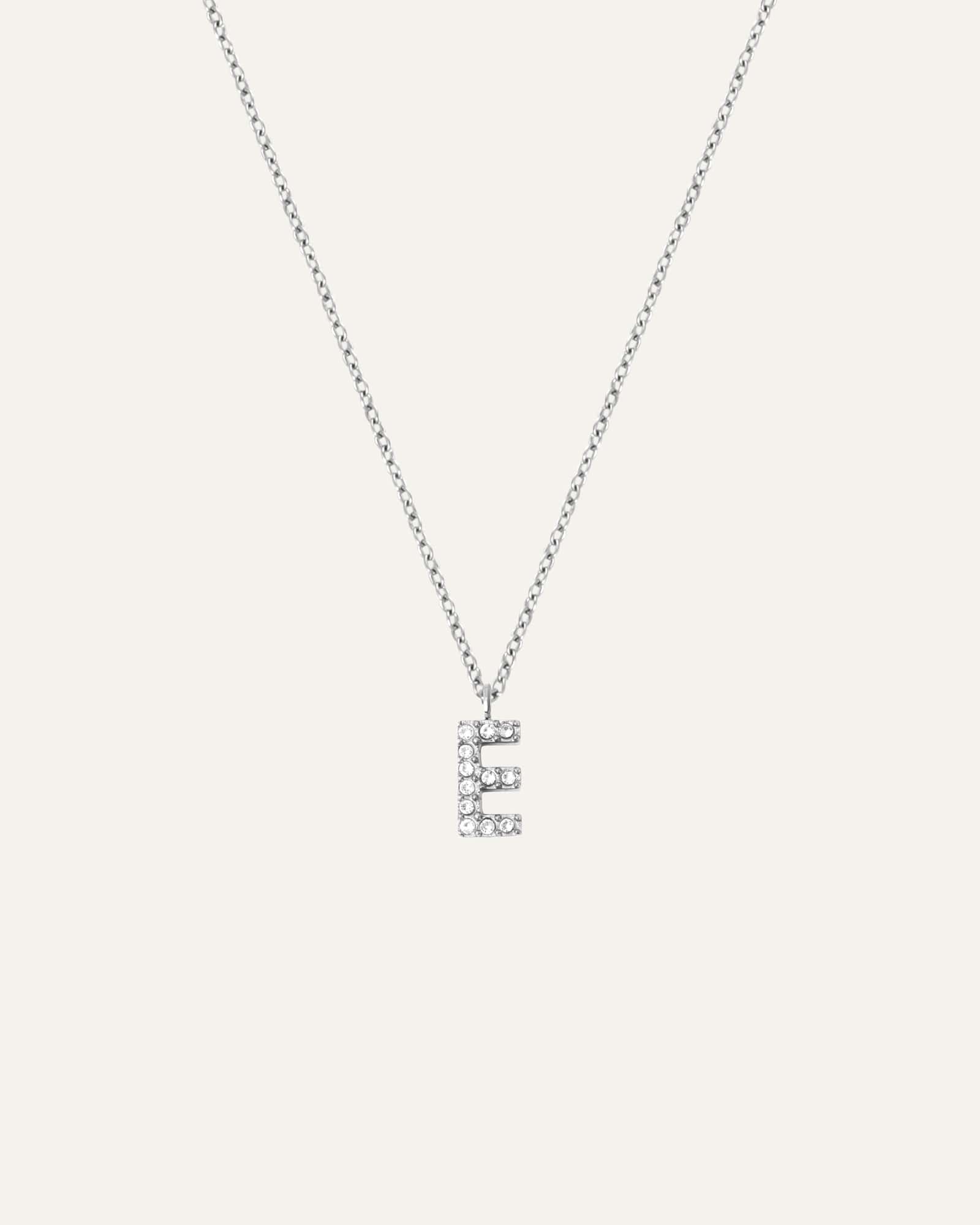 Petite Stone Letter Necklace - Image 9