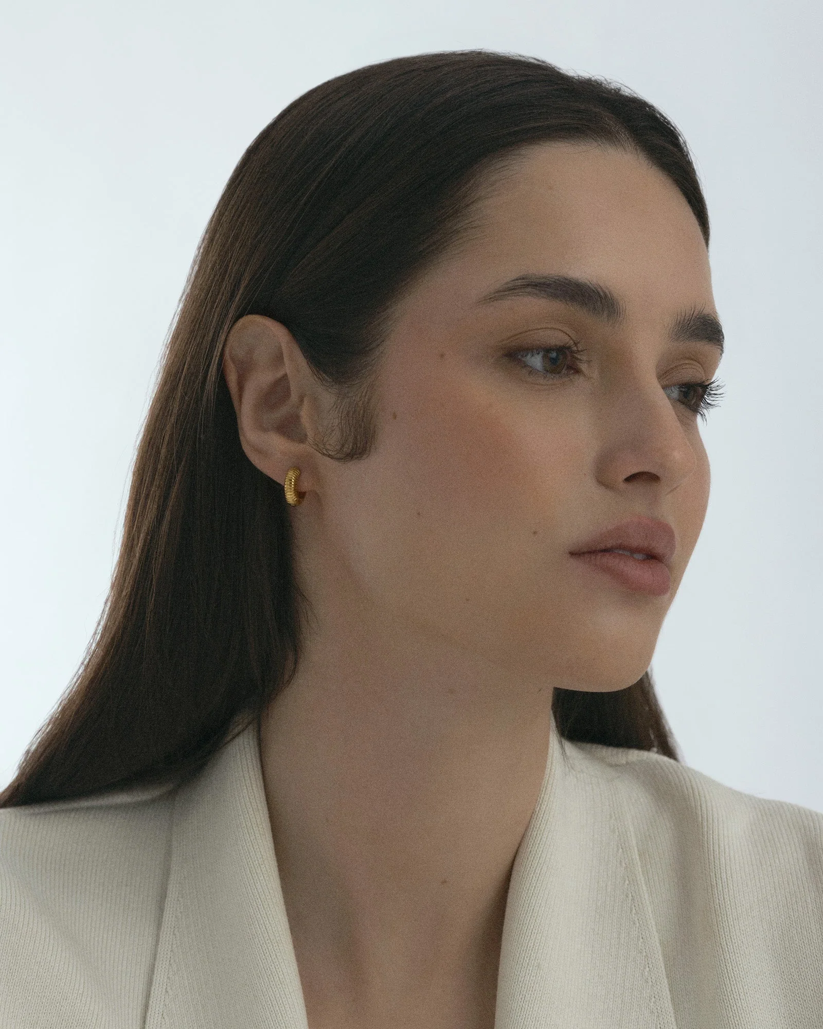 Ribbed Hoops Small - Image 2