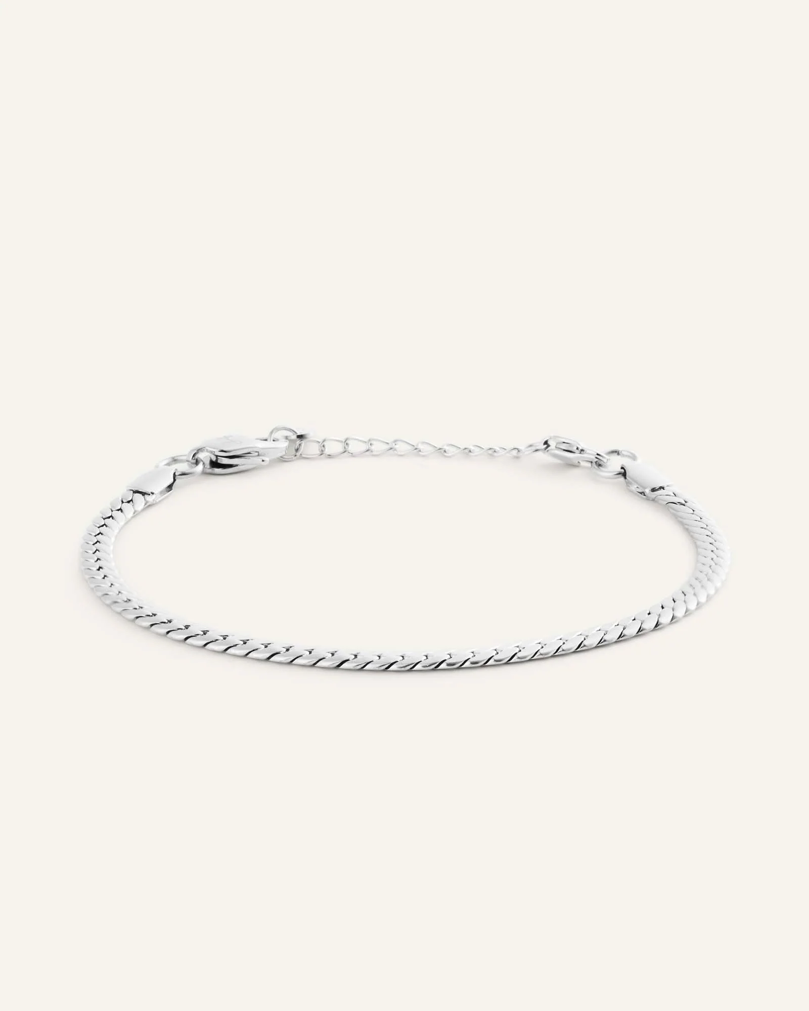 Serpentine Chain Steel Bracelet