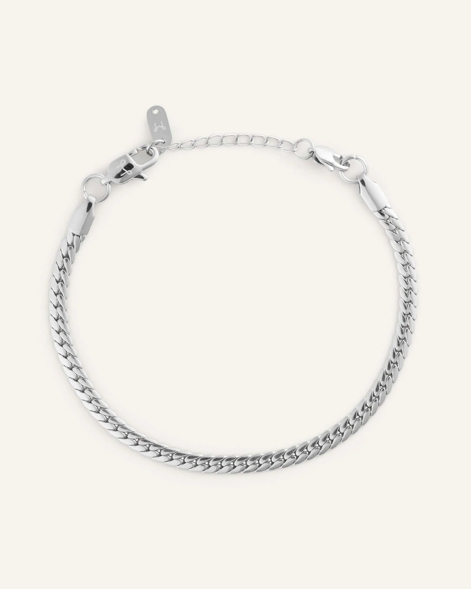 Serpentine Chain Steel Bracelet - Image 4