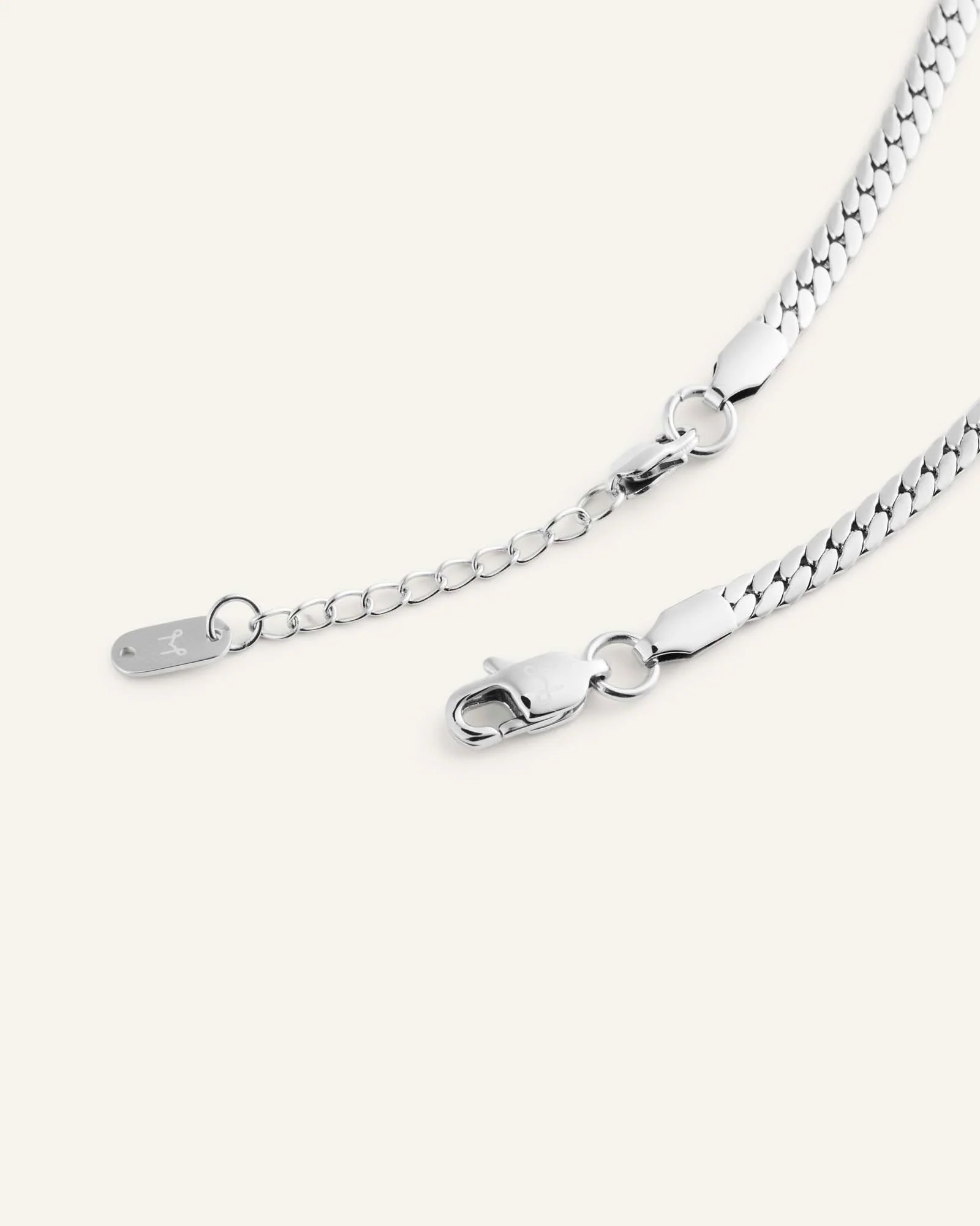 Serpentine Chain Steel Bracelet - Image 6