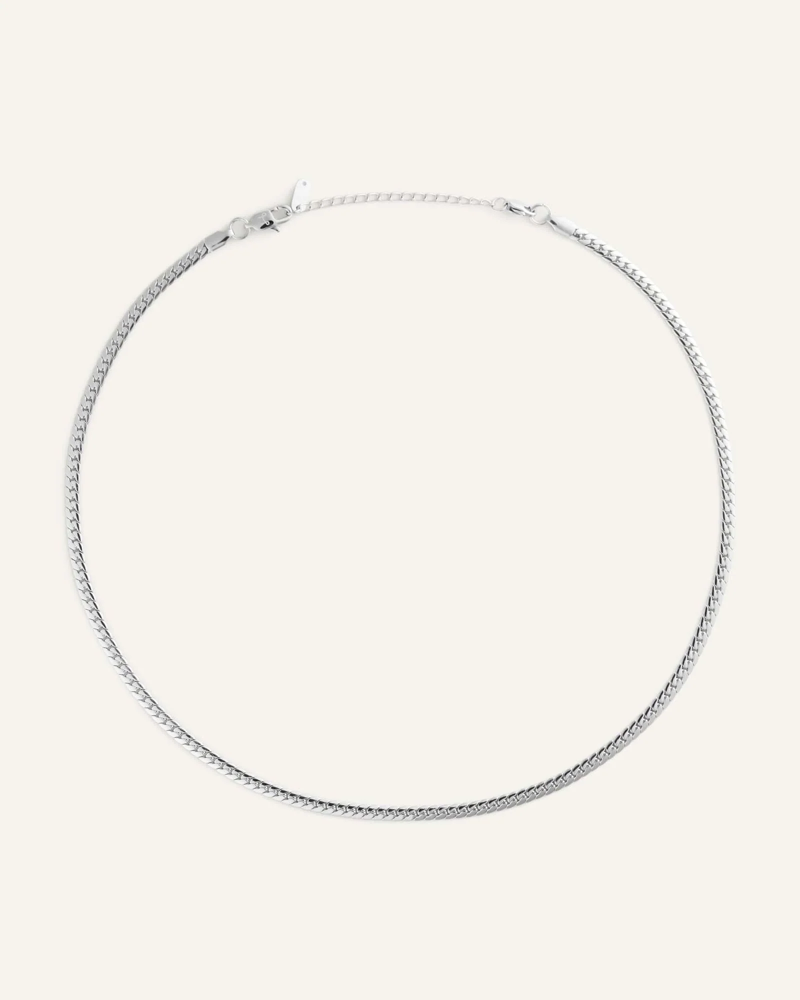Serpentine Chain Steel Necklace - Image 4