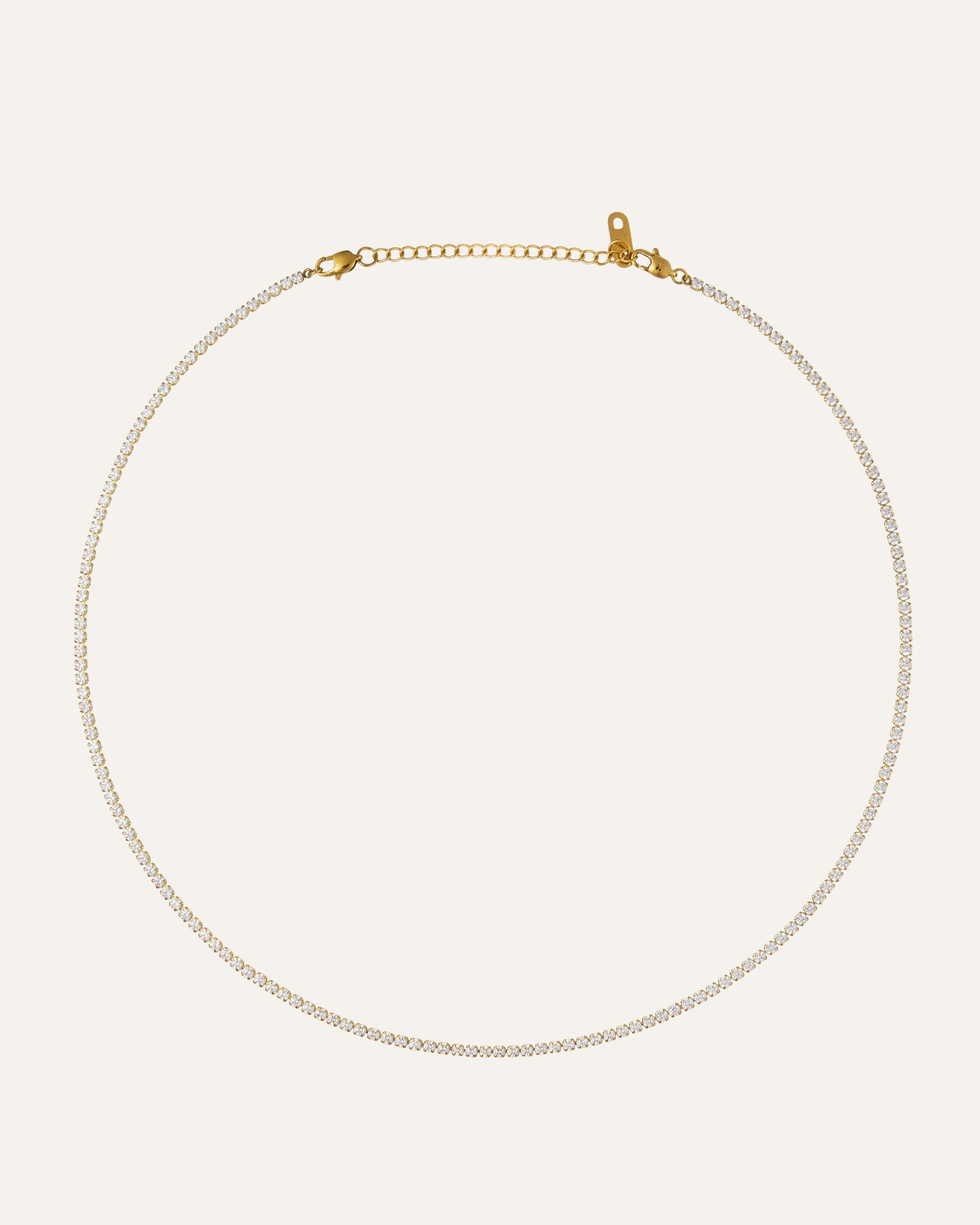 Shiny Tennis Necklace - Image 4