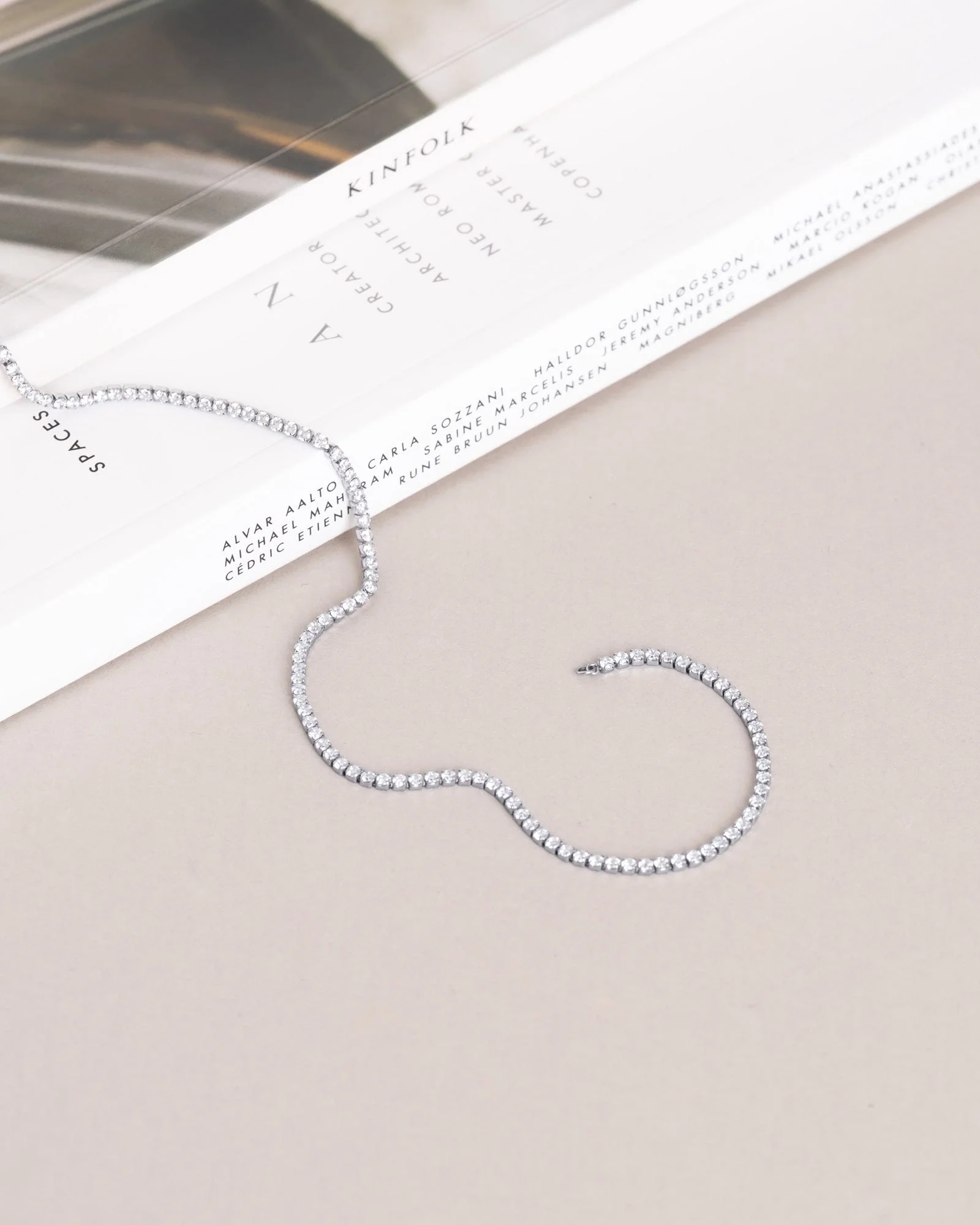 Shiny Tennis Necklace - Image 6