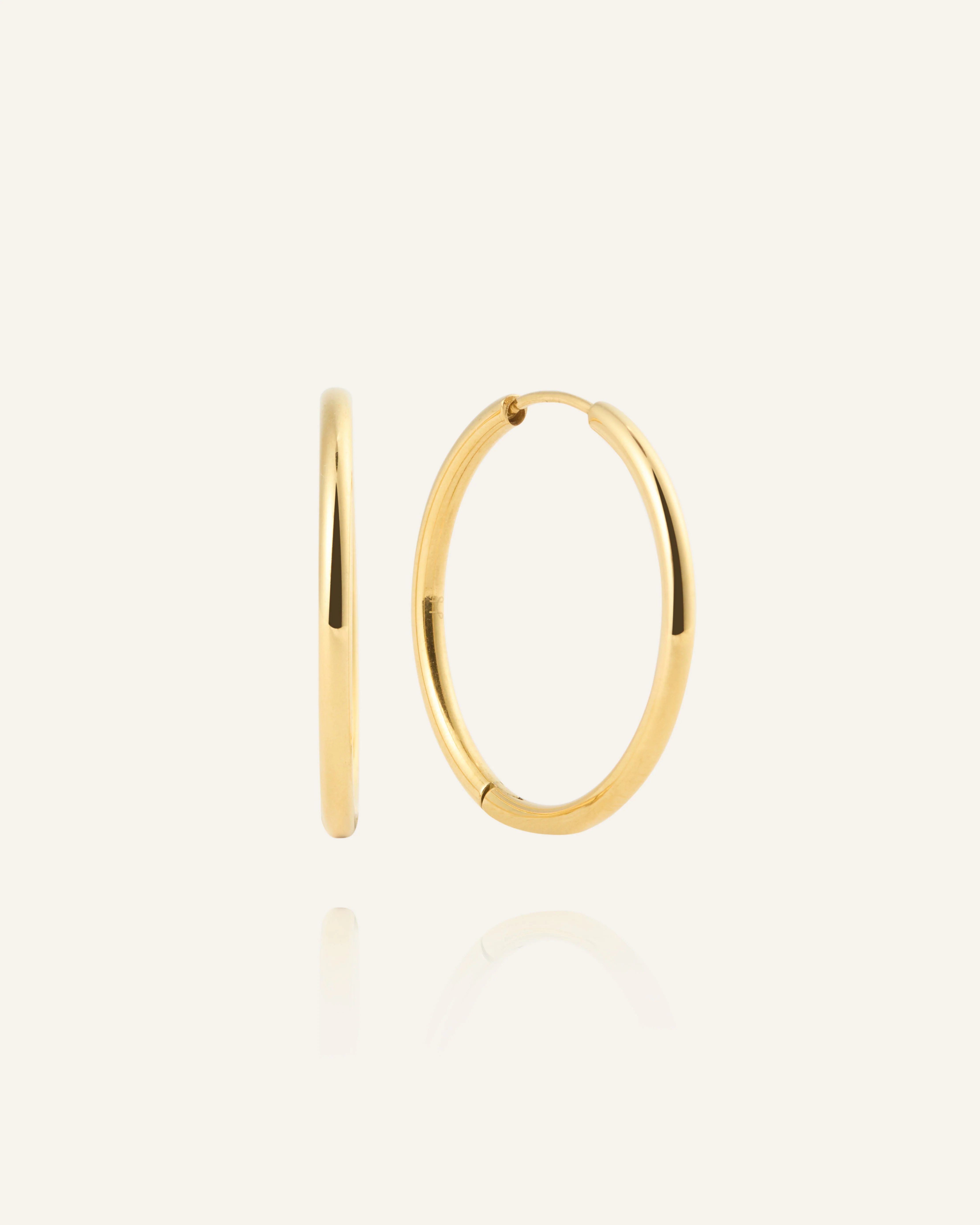 Slim Extra Large Hoops