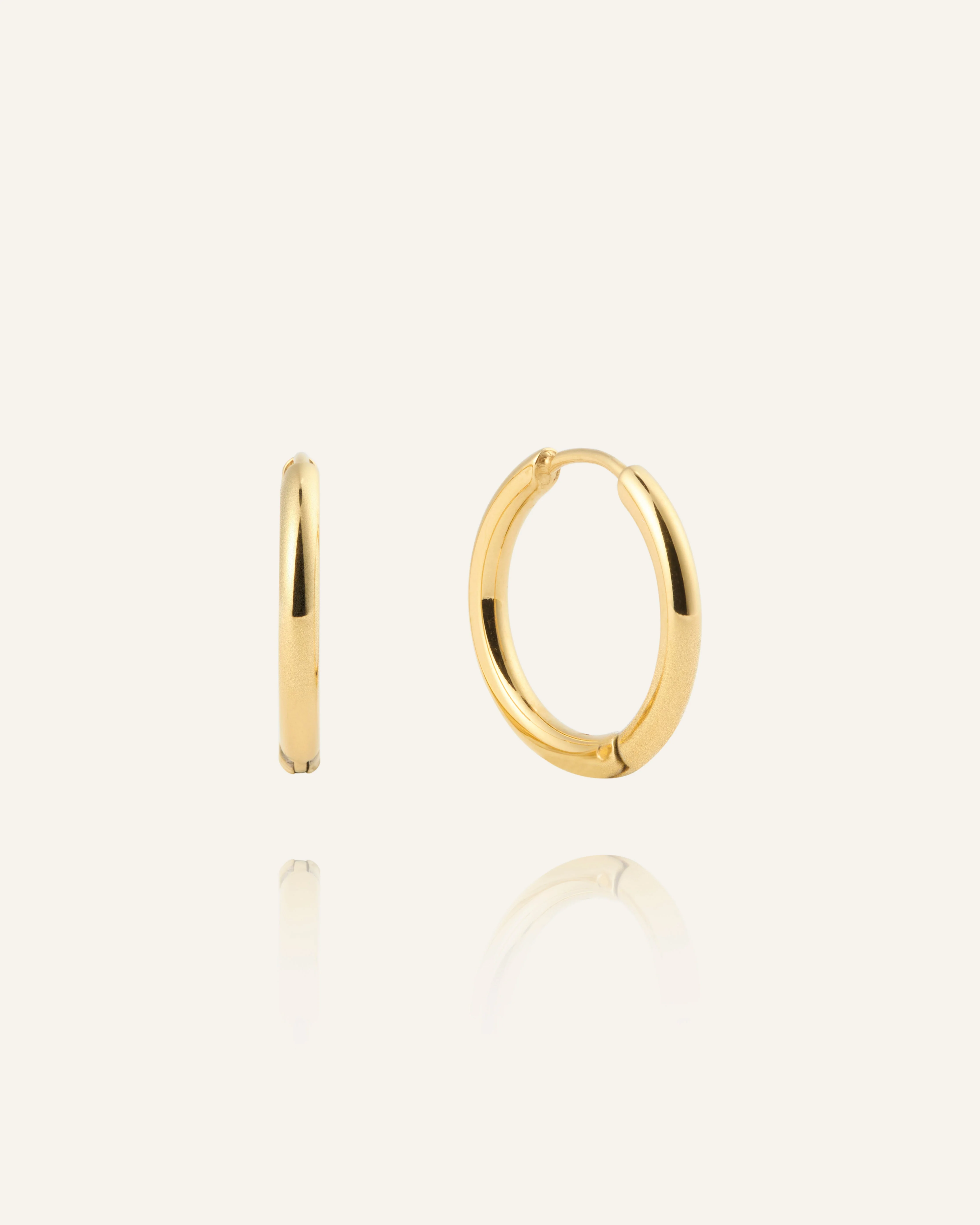 Slim Medium Hoops