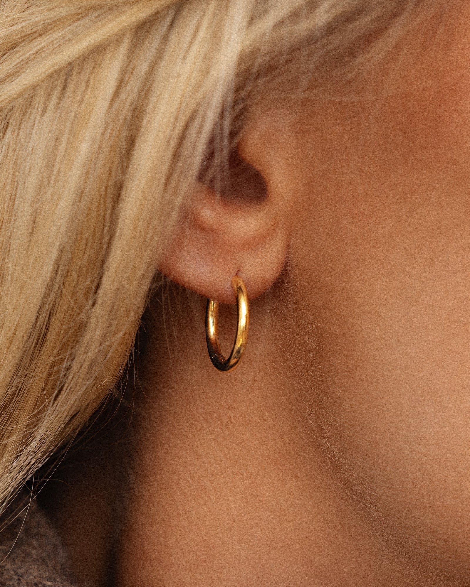 Slim Medium Hoops - Image 6