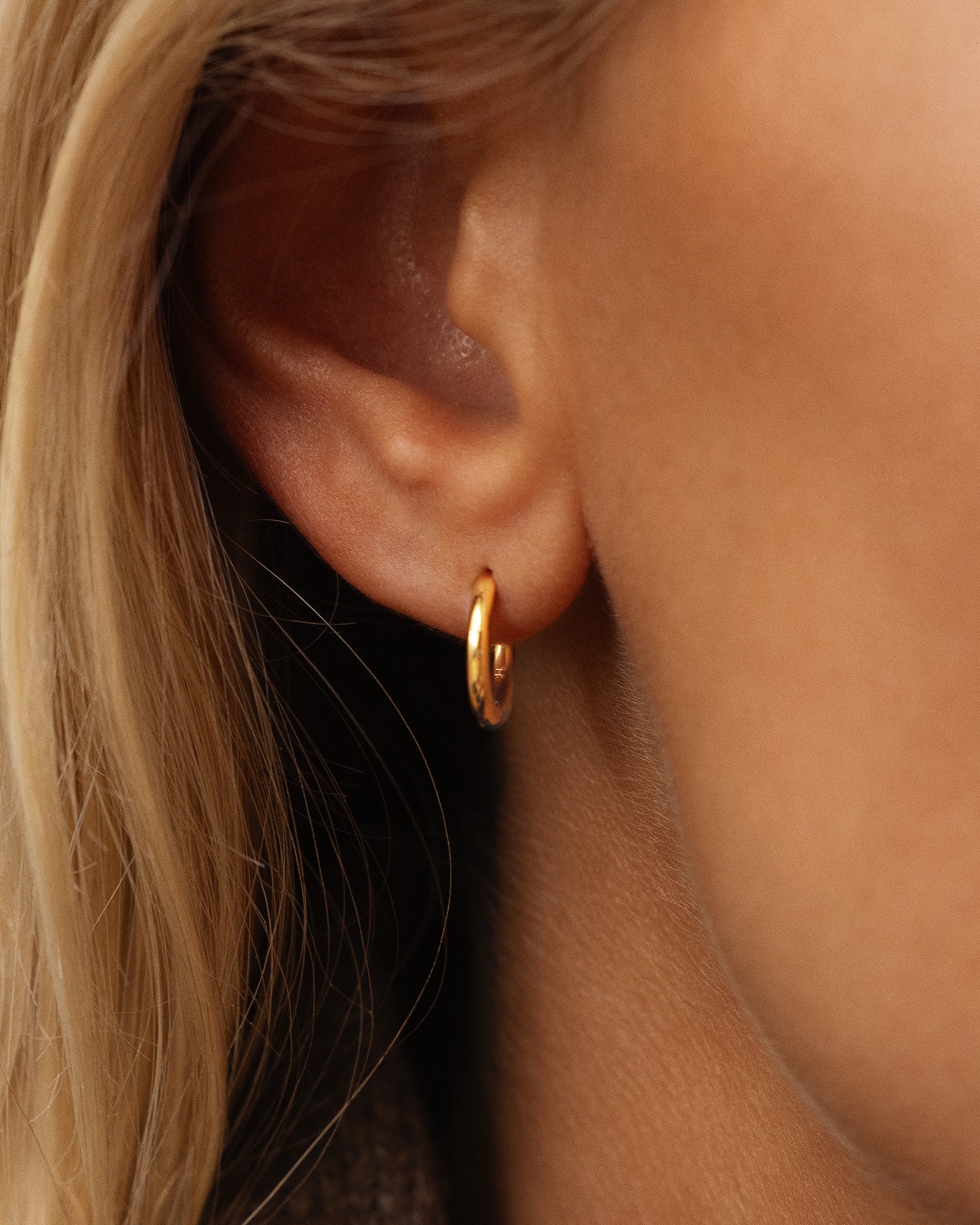 Slim Small Hoops - Image 3