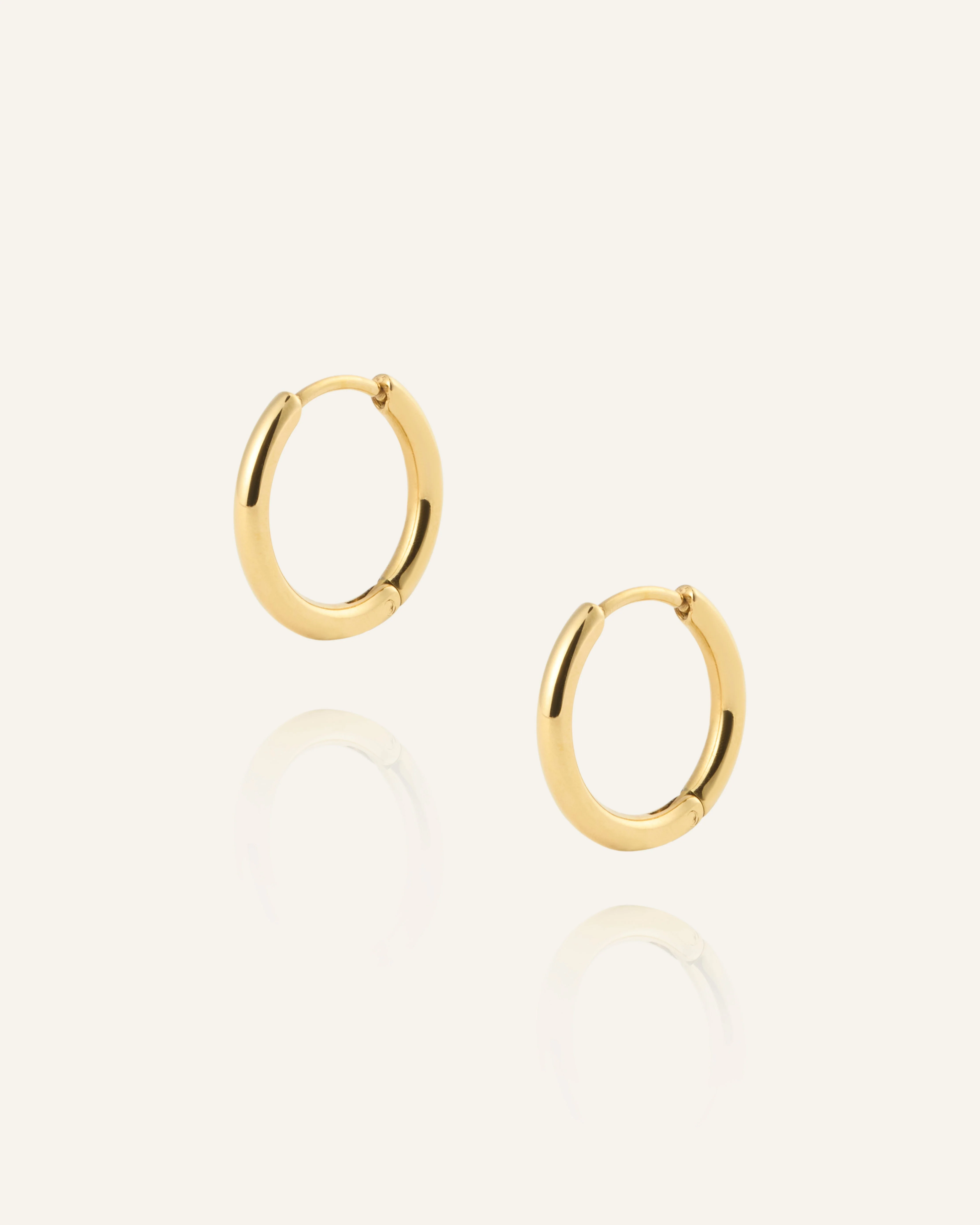 Slim Small Hoops - Image 4