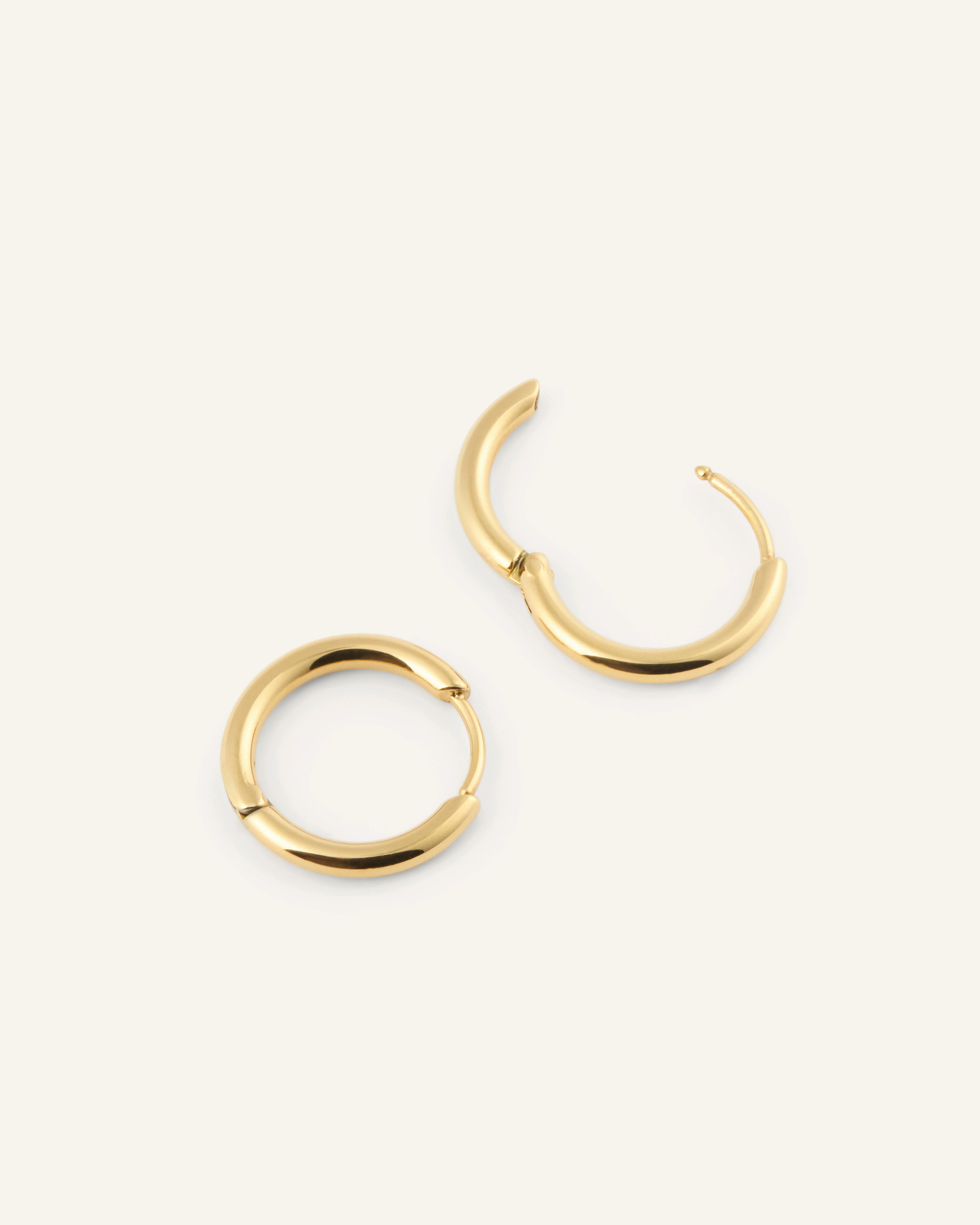 Slim Small Hoops - Image 5