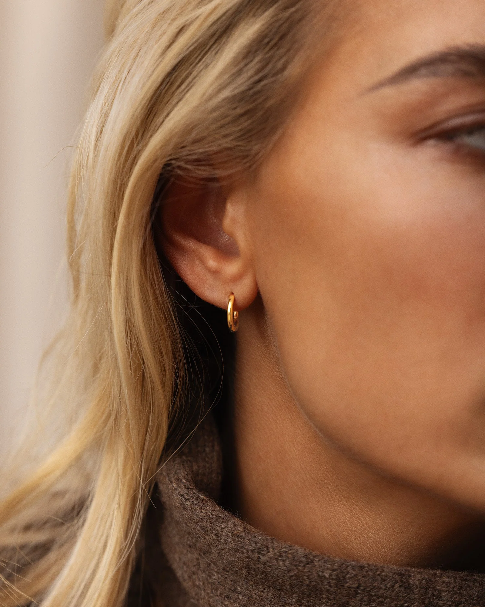 Slim Small Hoops - Image 6
