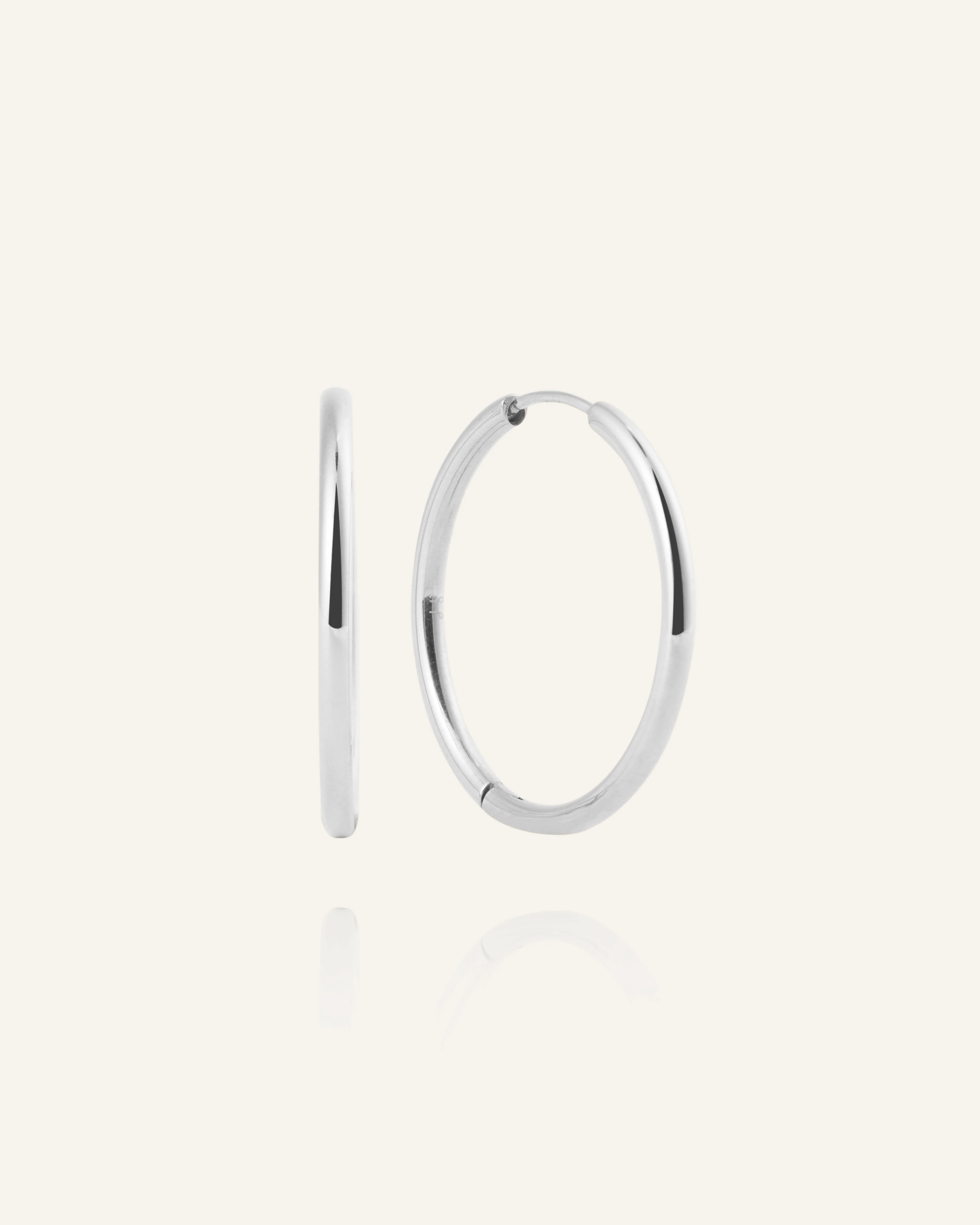 Slim Extra Large Hoops