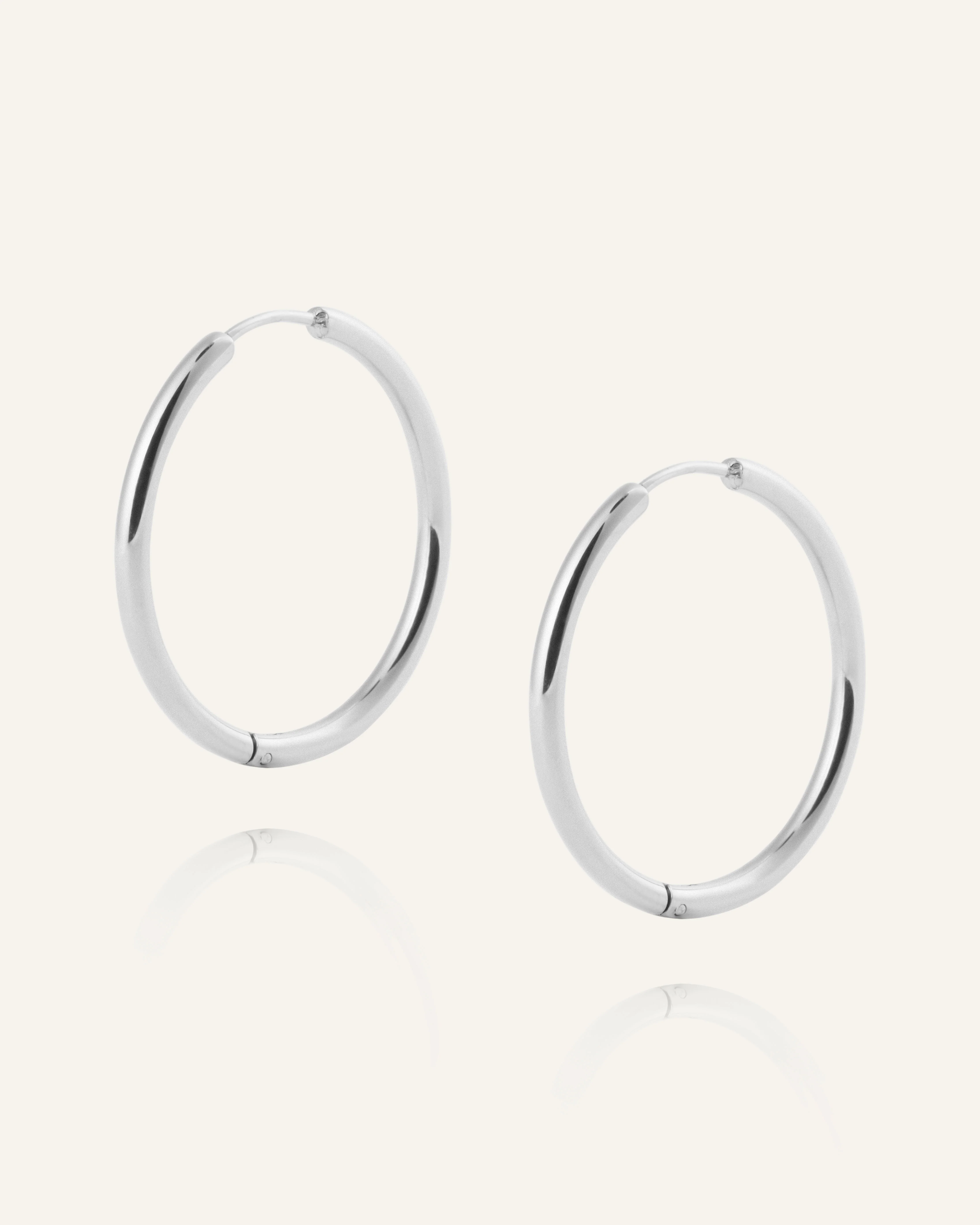 Slim Extra Large Hoops - Image 4